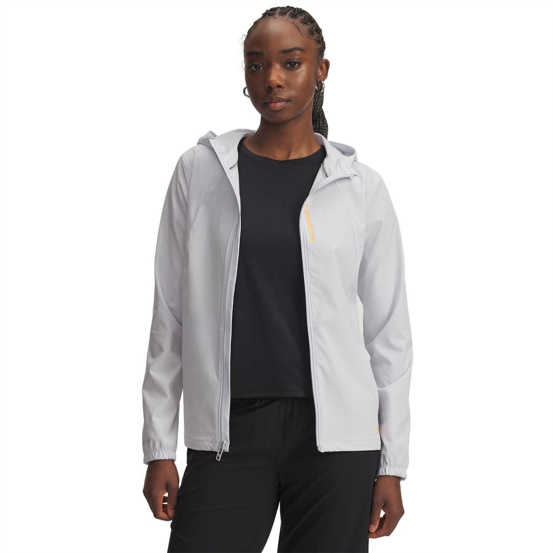 Under Armour Outrun Storm Hooded Running Windbreaker Jacket