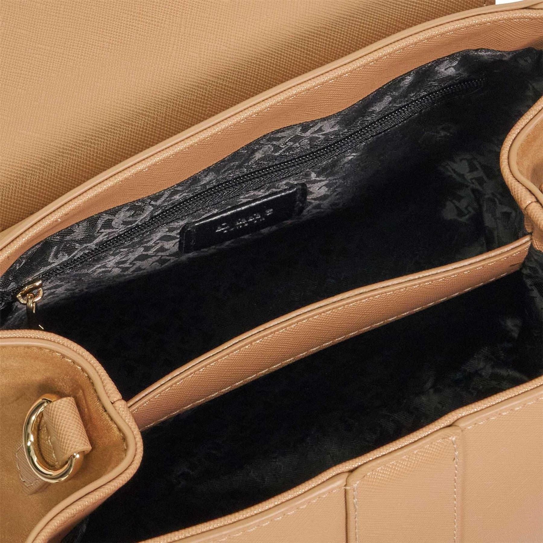 Dune London Dassios Textured Box Bag with Key Ring