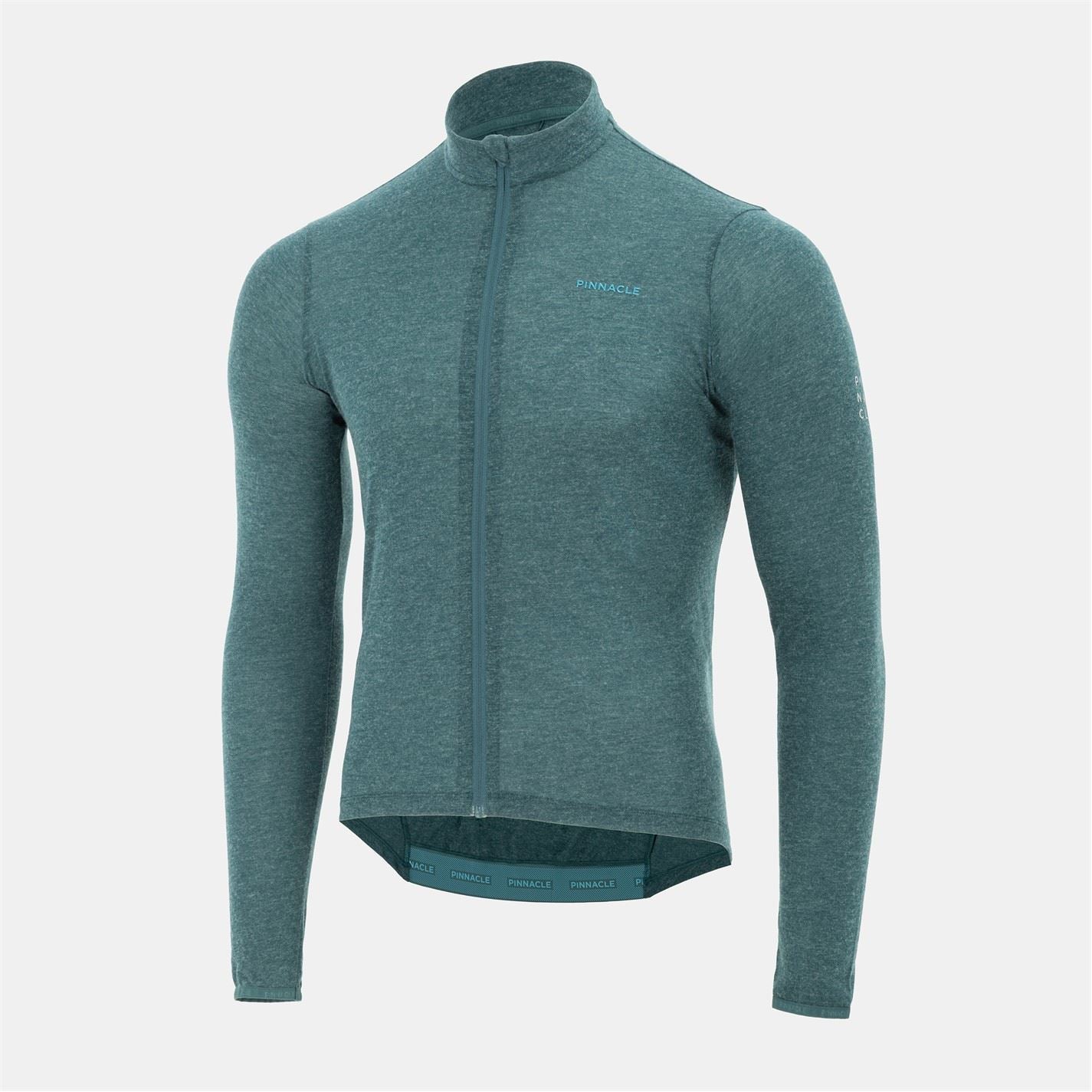 Pinnacle Mens Merino Zip Thru Jersey