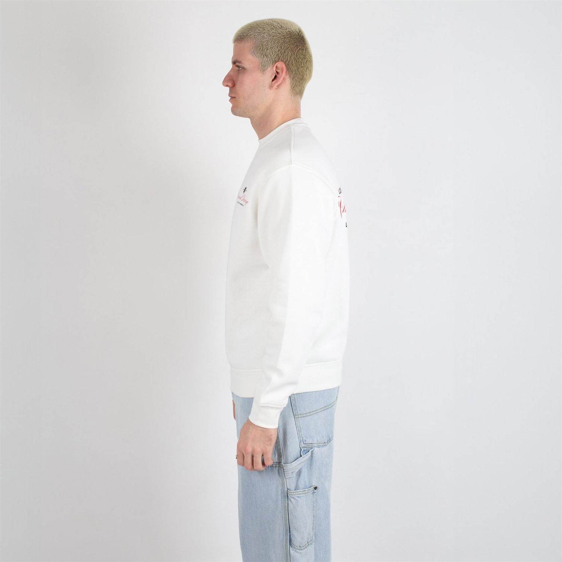 Criminal Damage Lux Lettering Crew Neck Sweatshirt