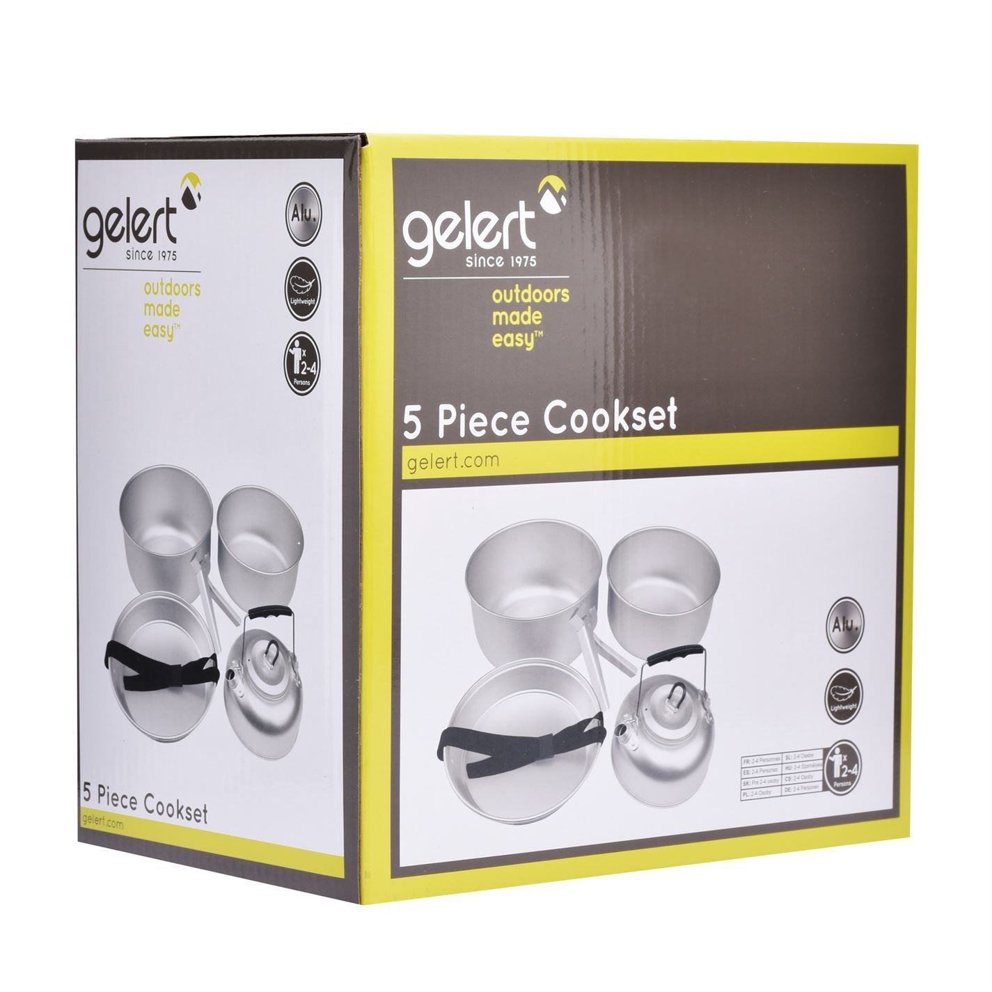 Gelert 5 Piece Cookset