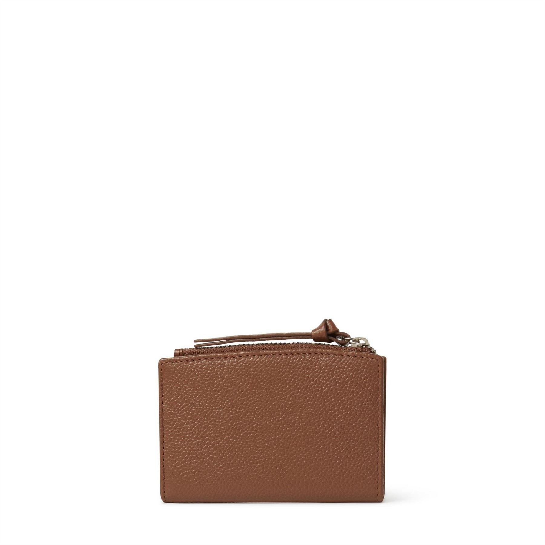 Osprey London London Molly Curved Bi Fold Leather Card Holder