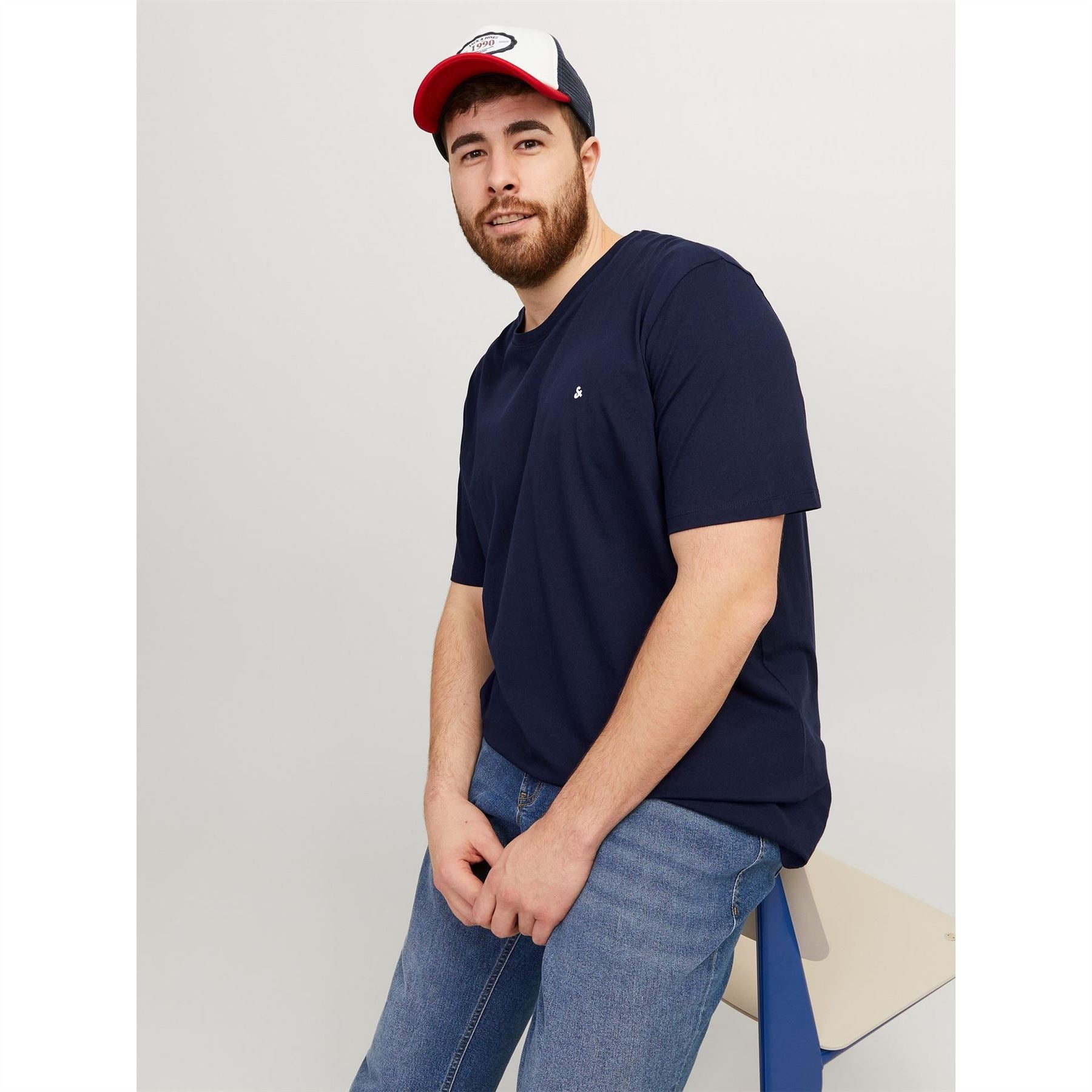 Jack and Jones Mens Paulos T-Shirt Plus Size