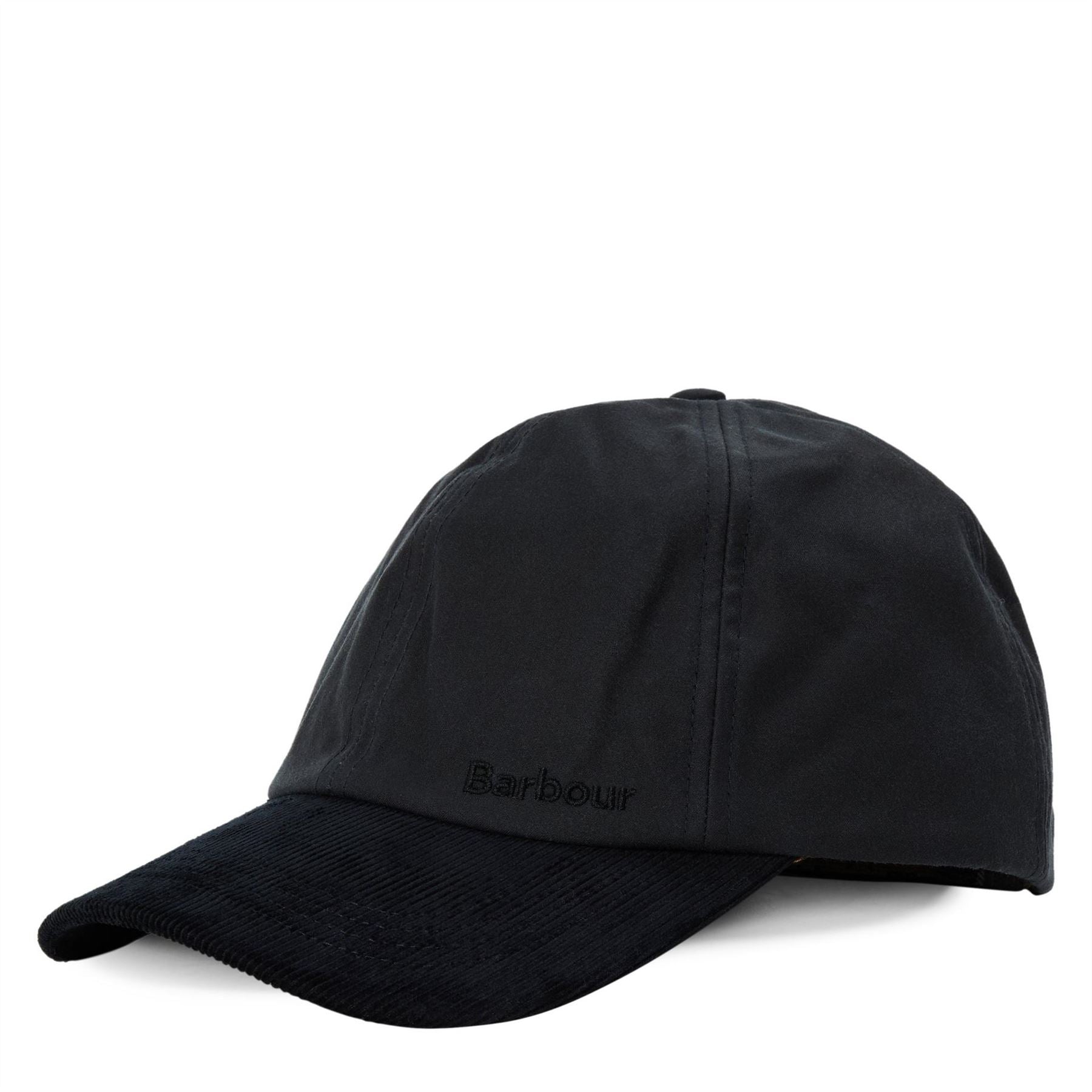 Barbour Waxed Cotton With Cord Peak Cap