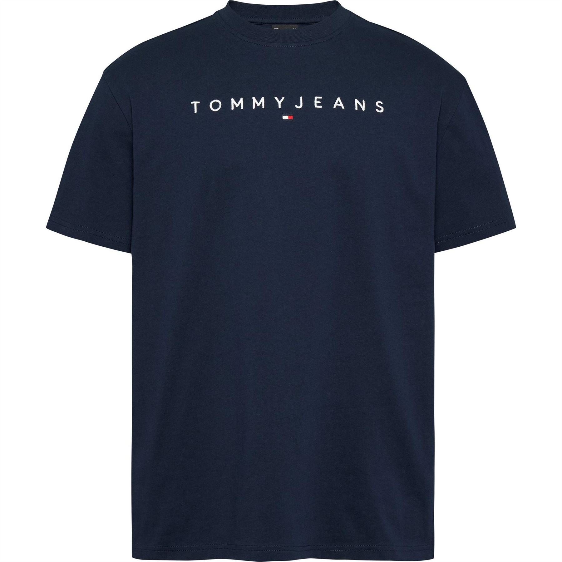 Tommy Jeans Regular Fit Lettering Crew Neck T-Shirt