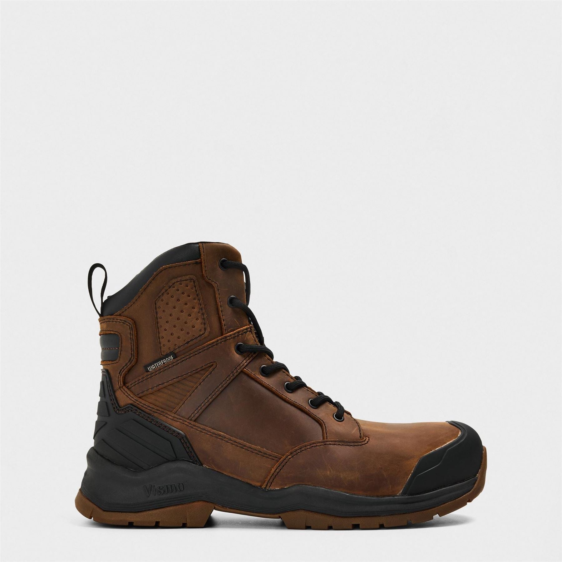 Vismo Adults Safety Steel Toe Cap Boot