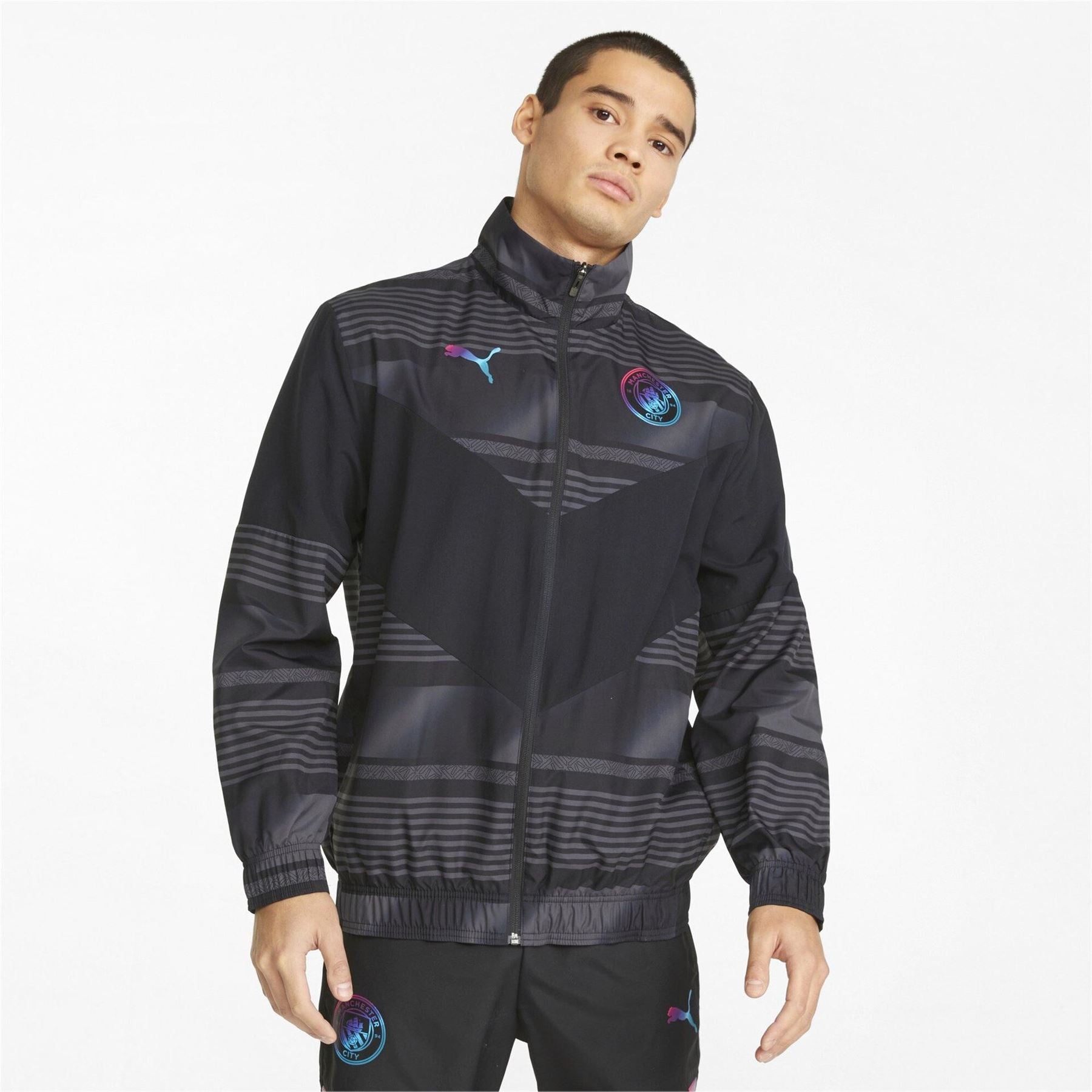 Puma Manchester City Licensed Rain Anorak Jacket