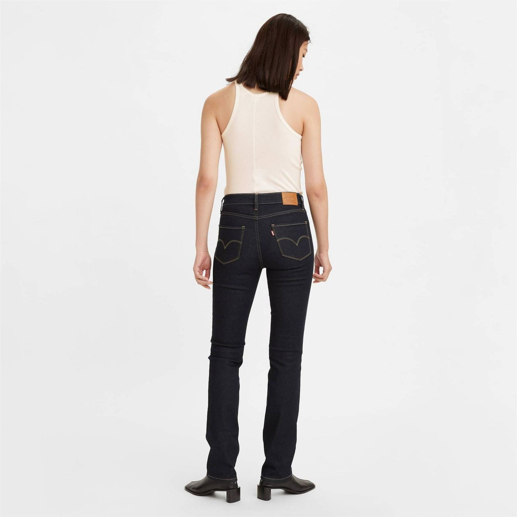 Levis High Rise Straight Jeans