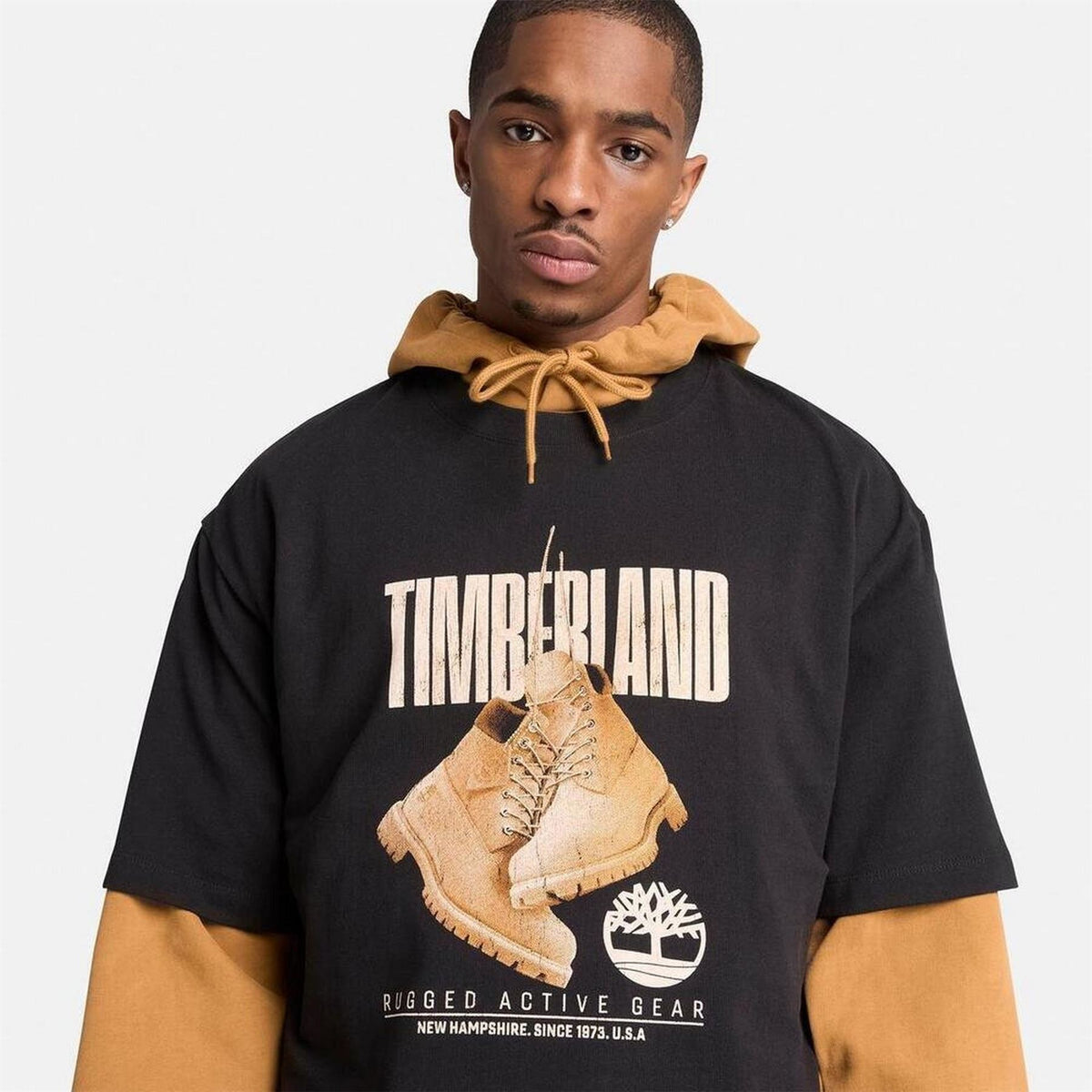 Timberland Graphic Cotton T-Shirt