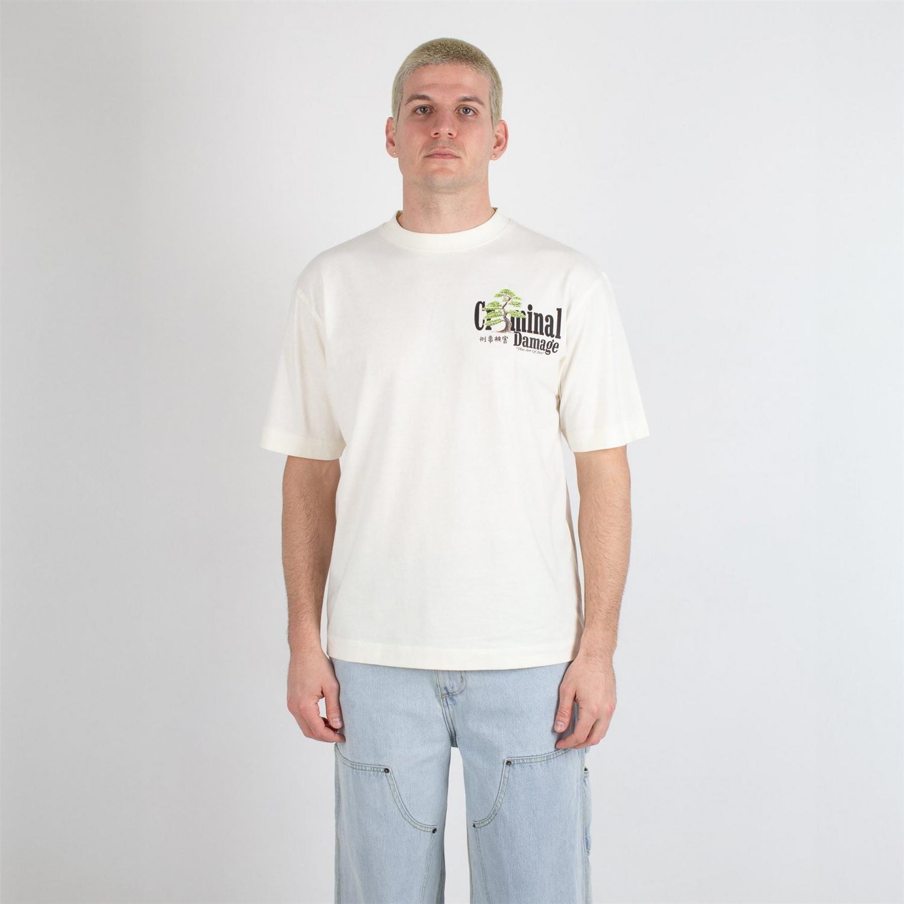 Criminal Damage Kenshin Oversize Fit Crew Neck T-Shirt