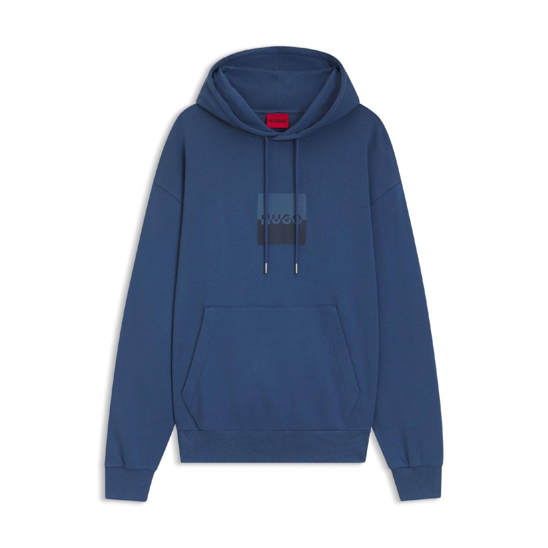 Hugo Hooded Neck Drop Shoulder Long Sleeve Sweatshirt