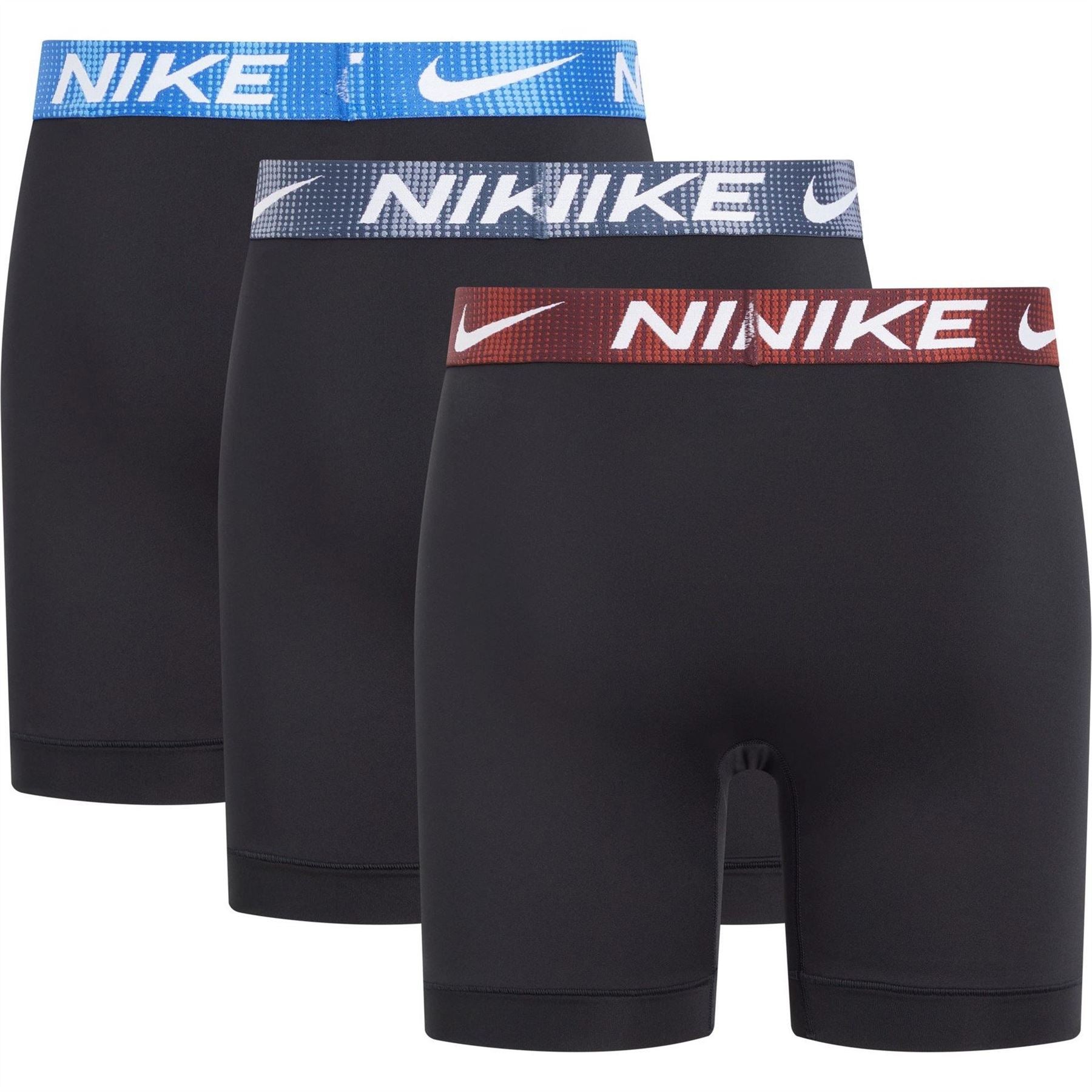 Nike Mens 3 Pack Dri Fit Boxer Shorts