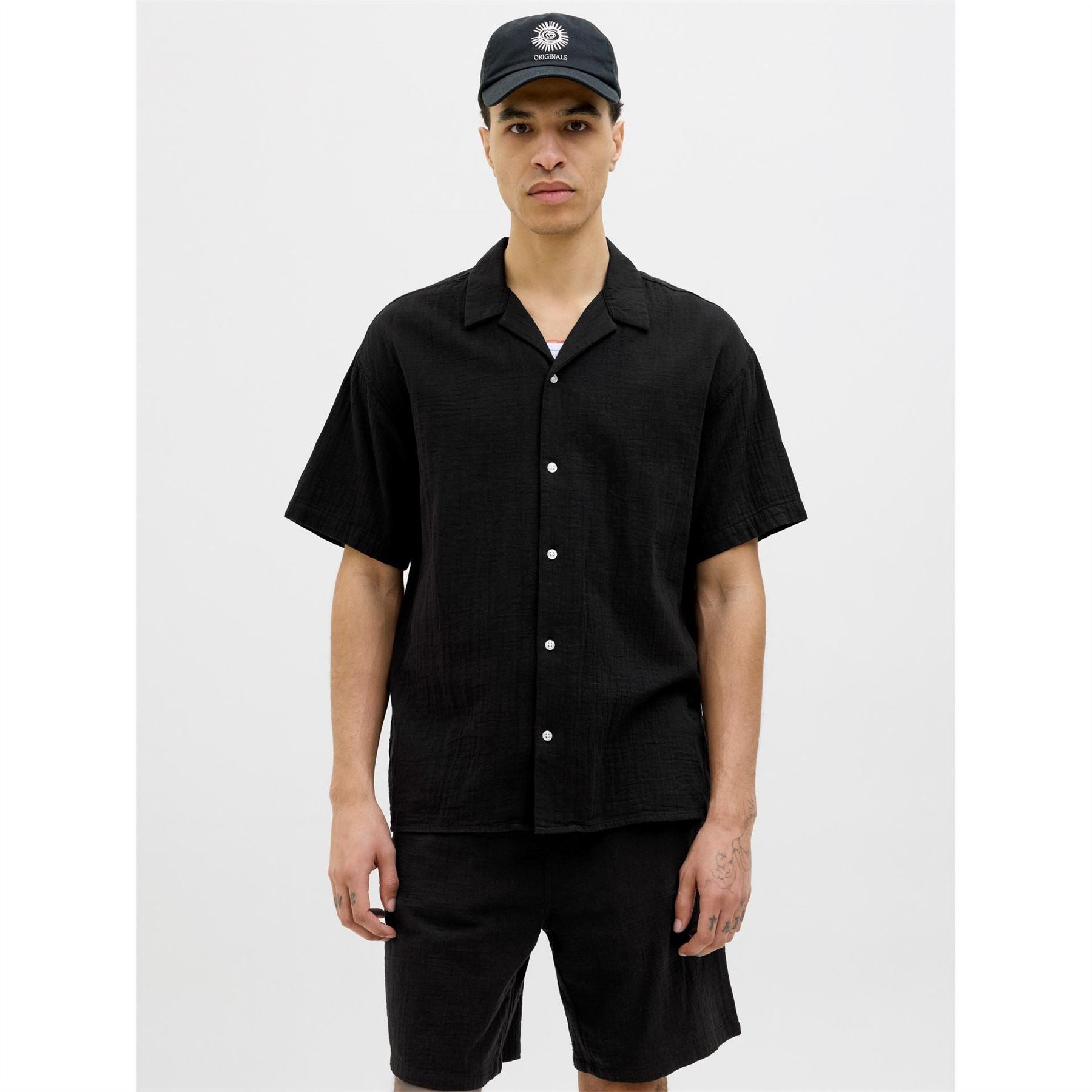Jack and Jones Patras Relaxed Resort Short Sleeve Patterned Shirt