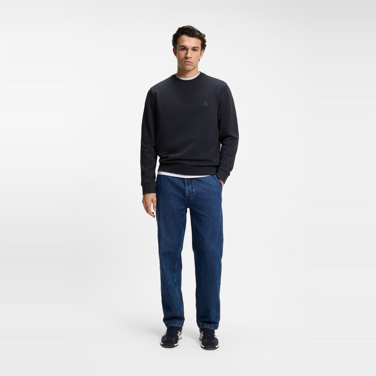 Boss Orange Long Sleeve Premium Cotton Sweatshirt (westart Crew Neck)