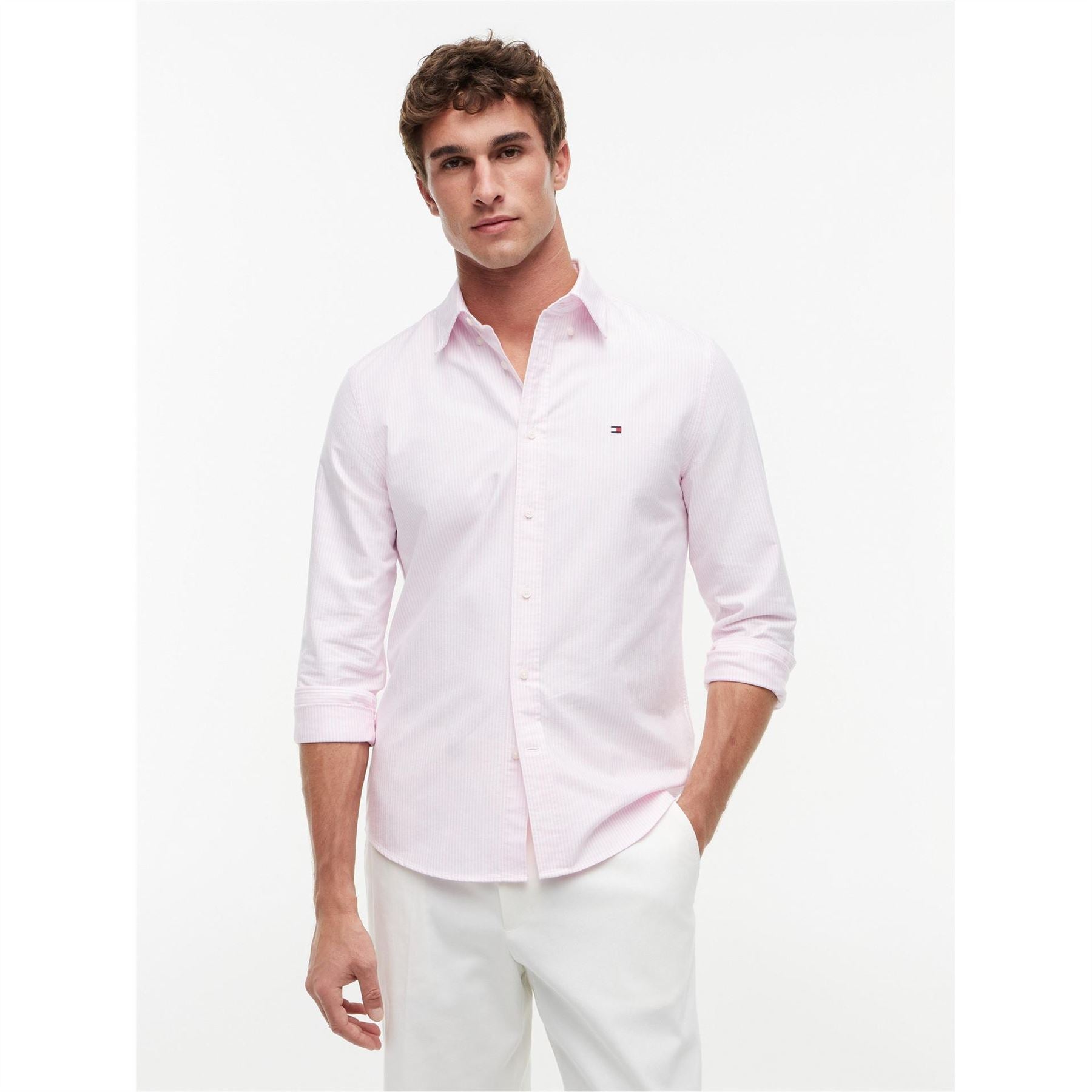 Tommy Hilfiger 1985 Flex Oxford Stripe  Shirt