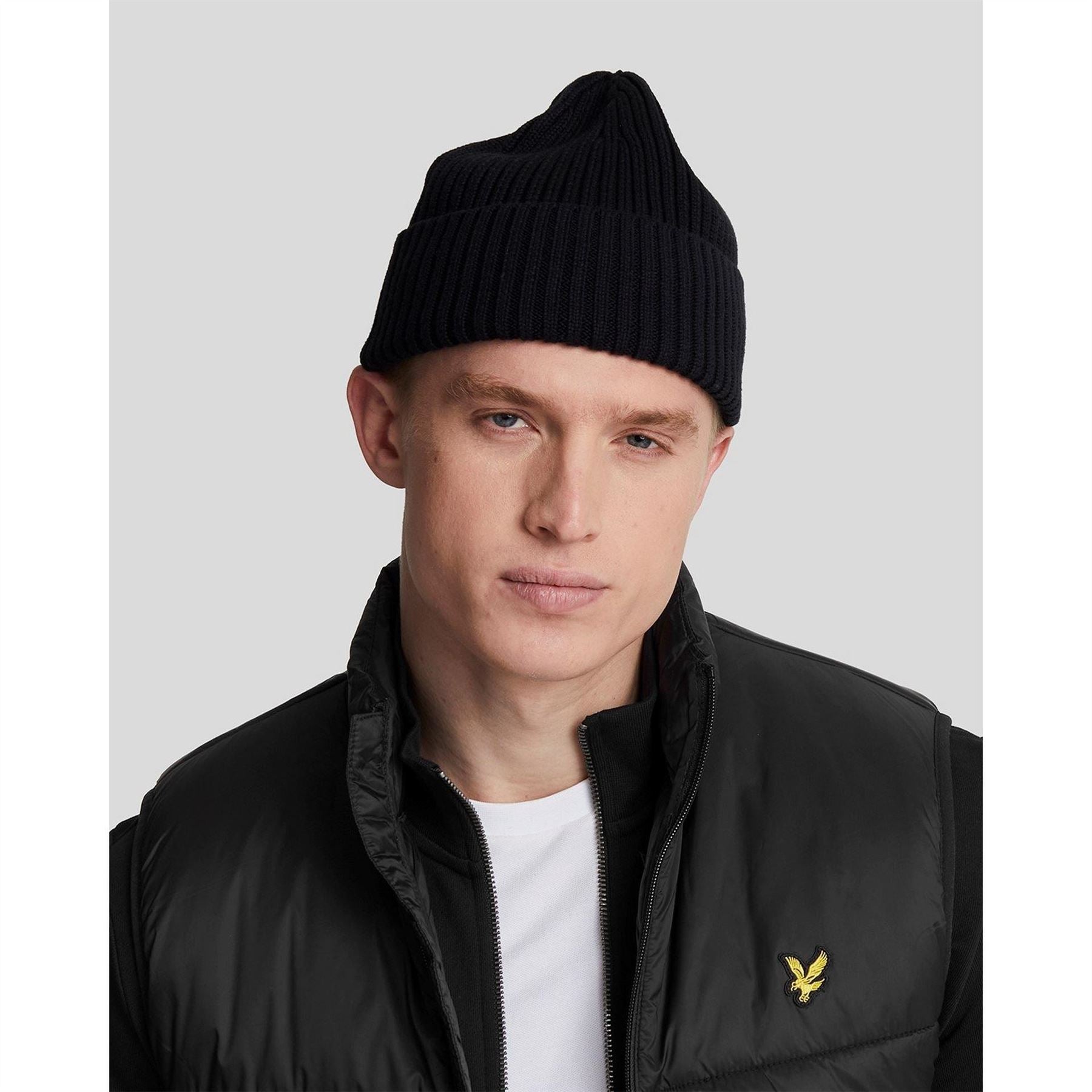 Lyle and Scott Solid Patterned Regular Fit Gilet