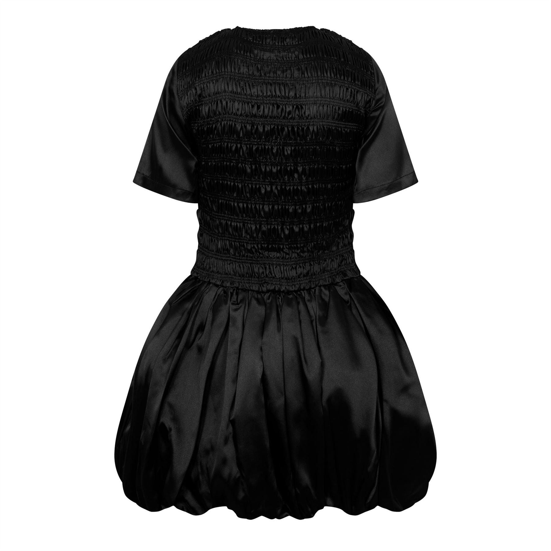 AmyLynn Eleanor Shirred Mini Peplum Dress