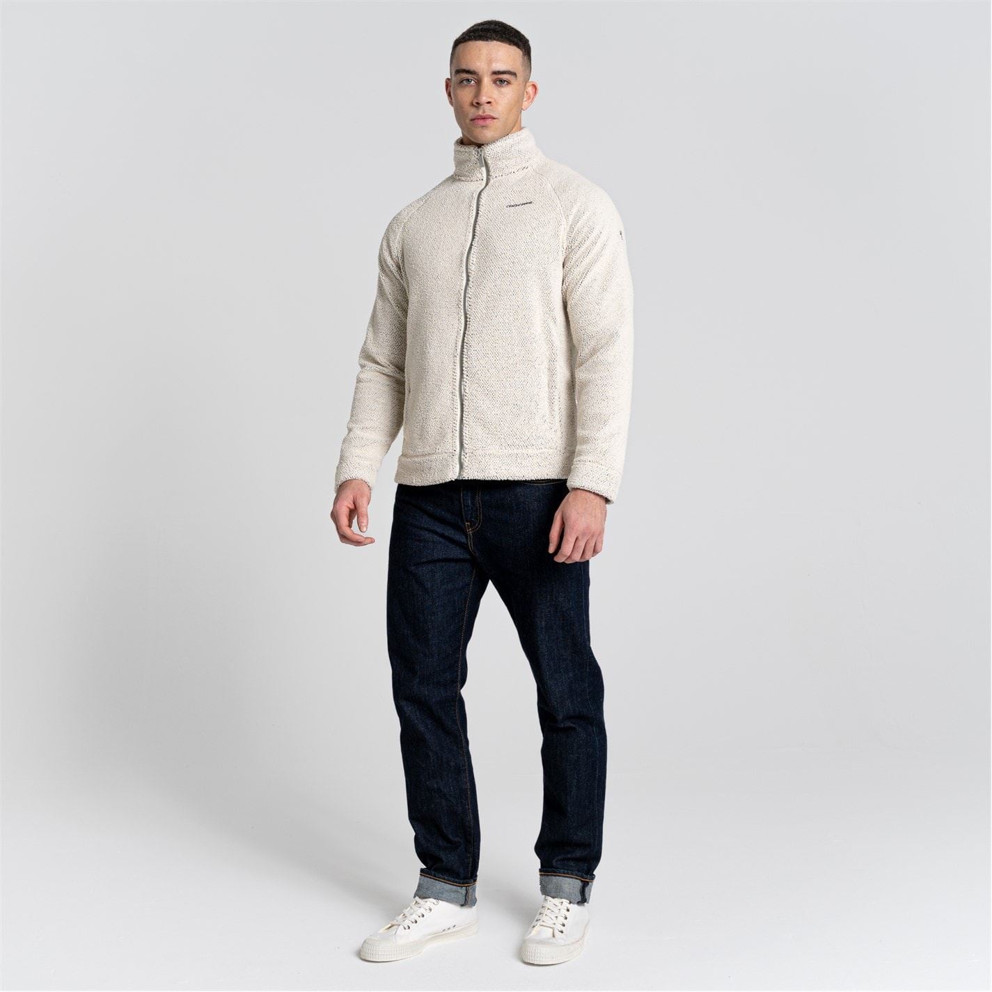 Craghoppers Collared Neck Relaxed Fit Sweatshirt Jacket