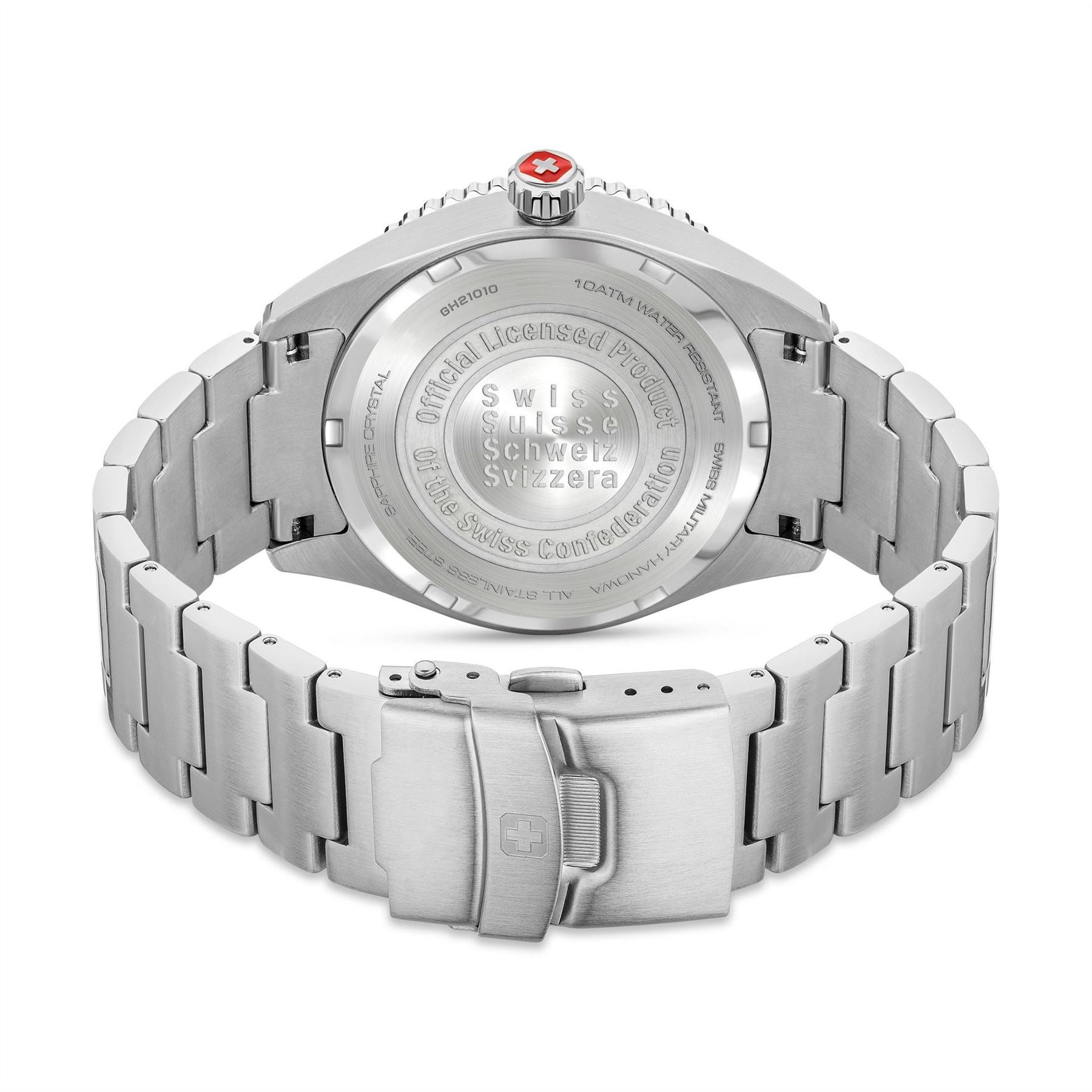Swiss Military Hanowa Stainless Steel Sports Analogue Quartz Watch