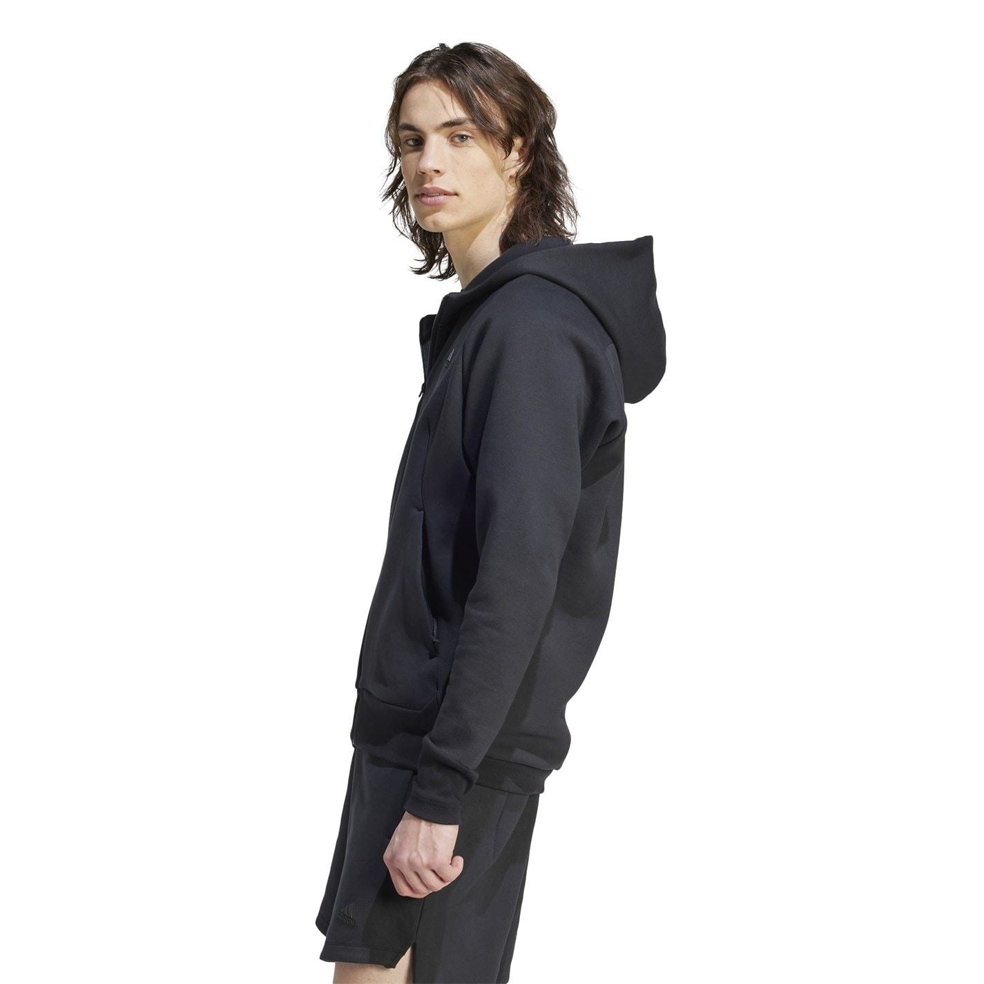 adidas Z.N.E Hooded Ribbed Cuff Sweat Jacket