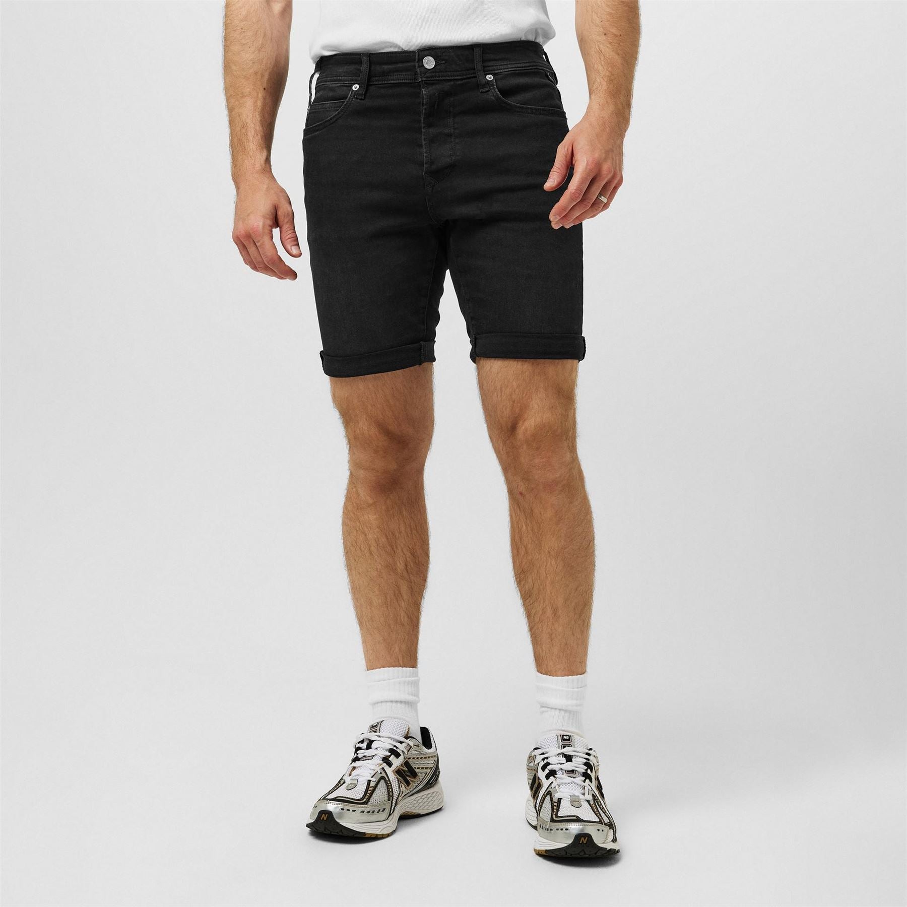 Replay Stretch Slim Fit Denim Shorts