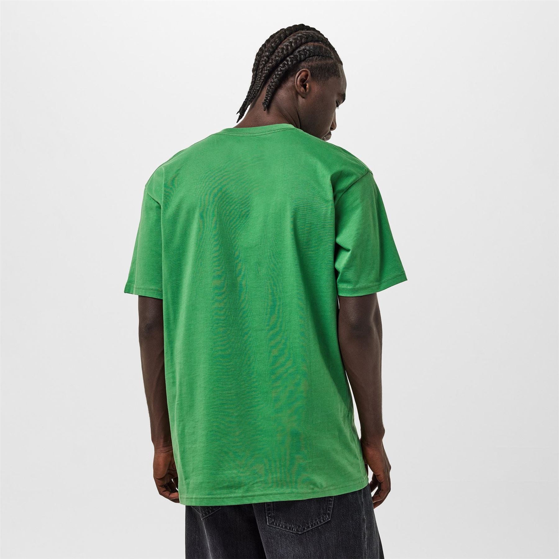 Vans Left Chest Logo Print Regular Fit Crew Neck Short Sleeve T-Shirt