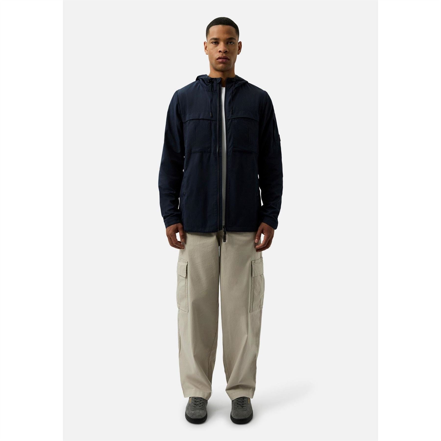 Patrick William Solid Patterned Field Jacket