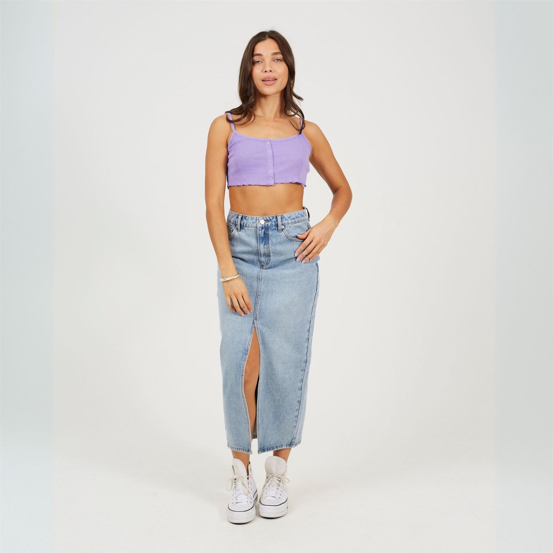 Brave Soul Through Crop Vest