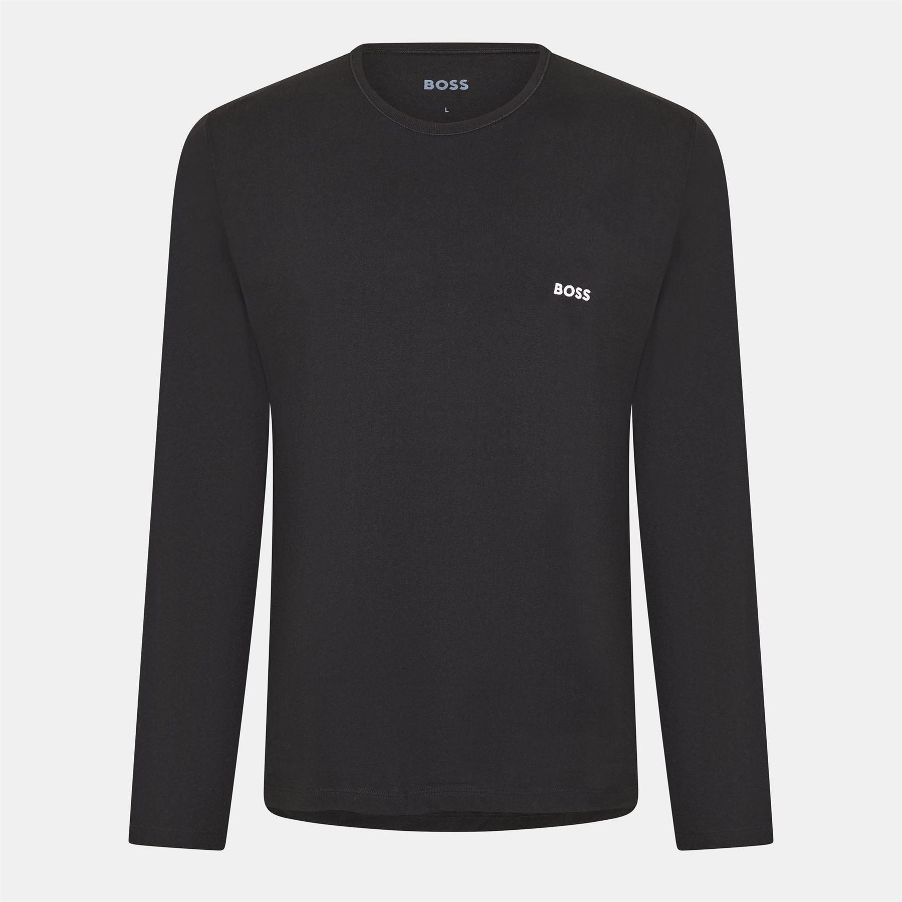 Boss 3 Pack Crew Neck Long Sleeve Regular Fit T-Shirt