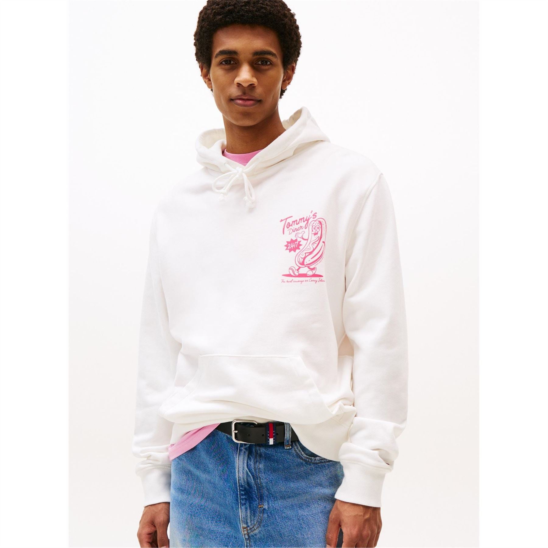 Tommy Jeans Regular Fit Large Genie Hooded Sweatshirt
