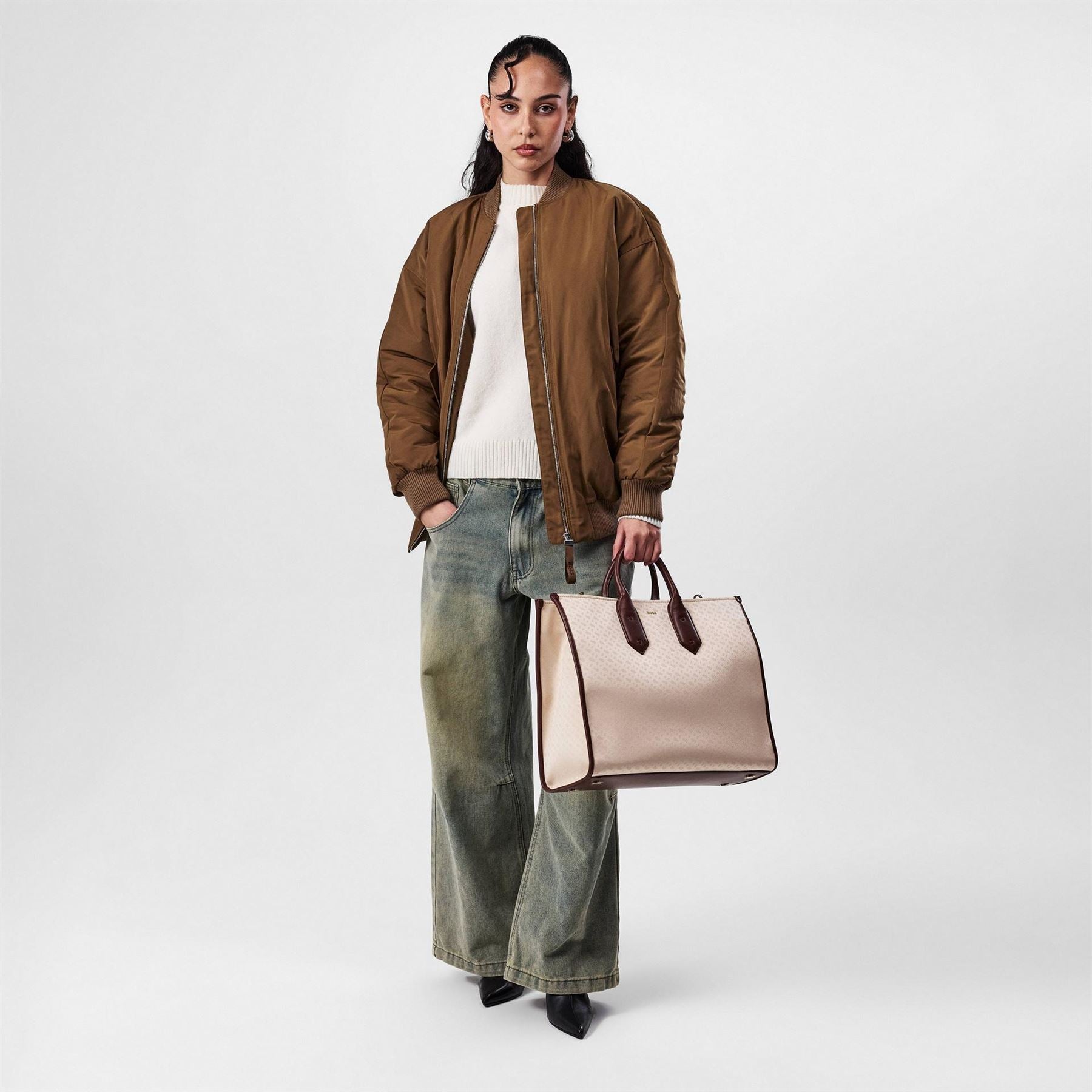Boss BOSS ORANGE Bomber Parker Jacket with Logo Detail