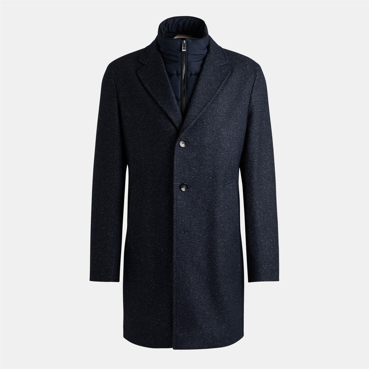 Boss H Hyde Bib 234 Black Structured Peacoat