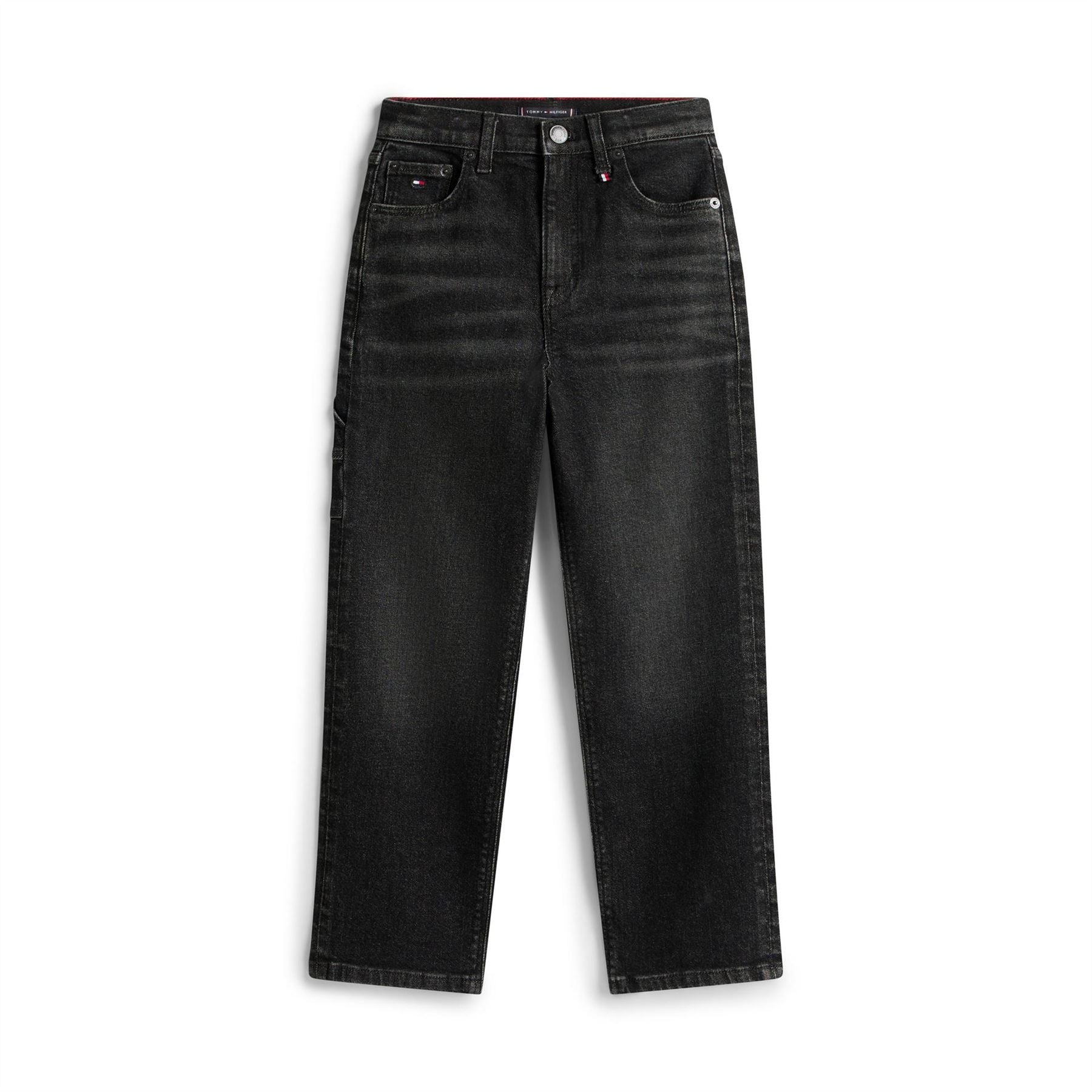 Tommy Hilfiger Wide Leg Relaxed Fit Mid Rise Jeans