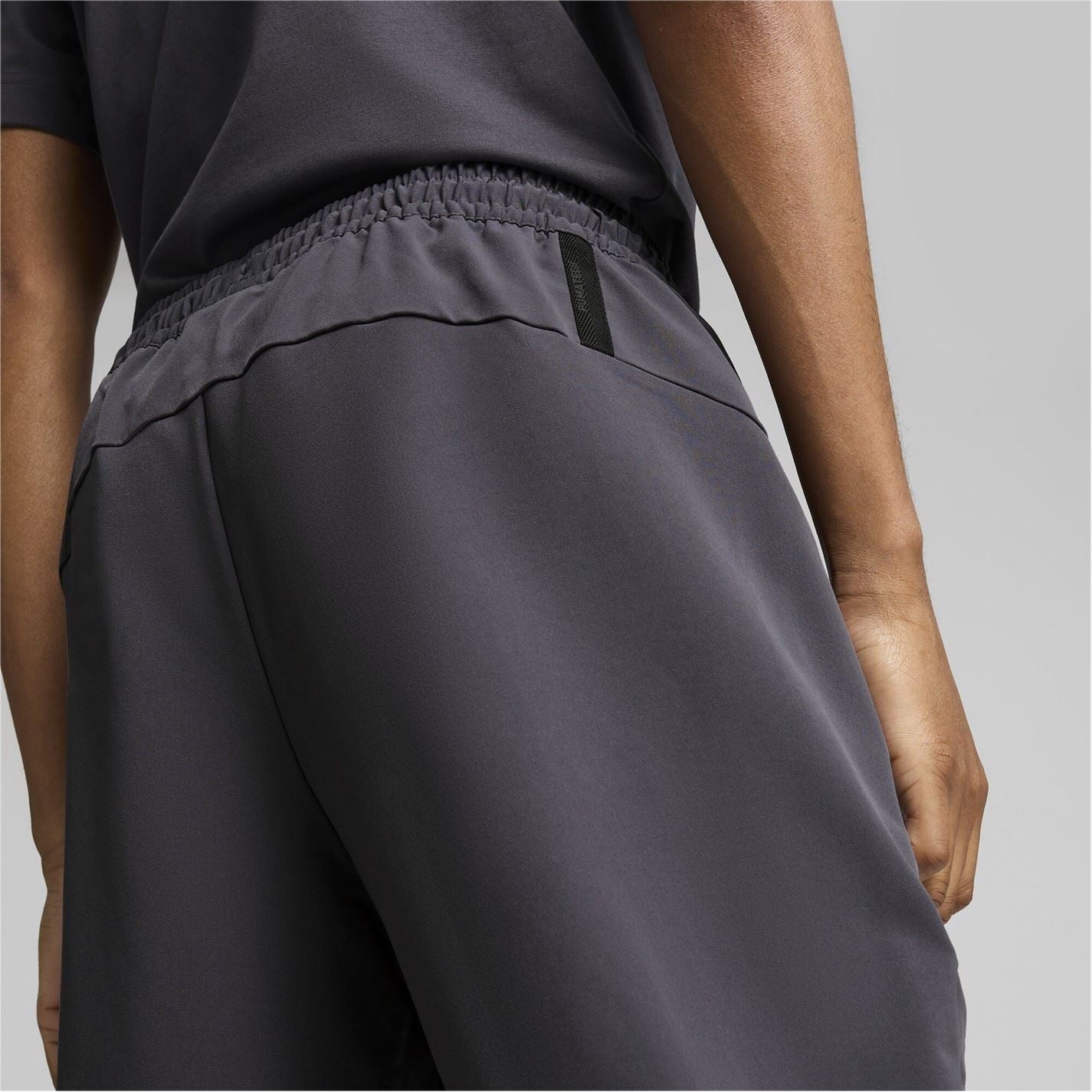 Puma Zipped Pocket Solid Patterned Joggers