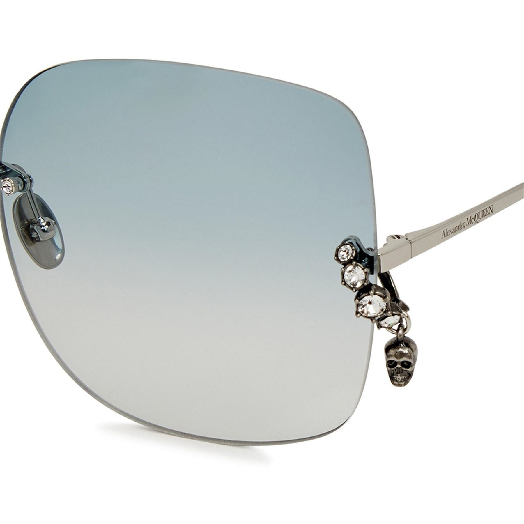 Alexander McQueen F Rimless Side Charm Metal