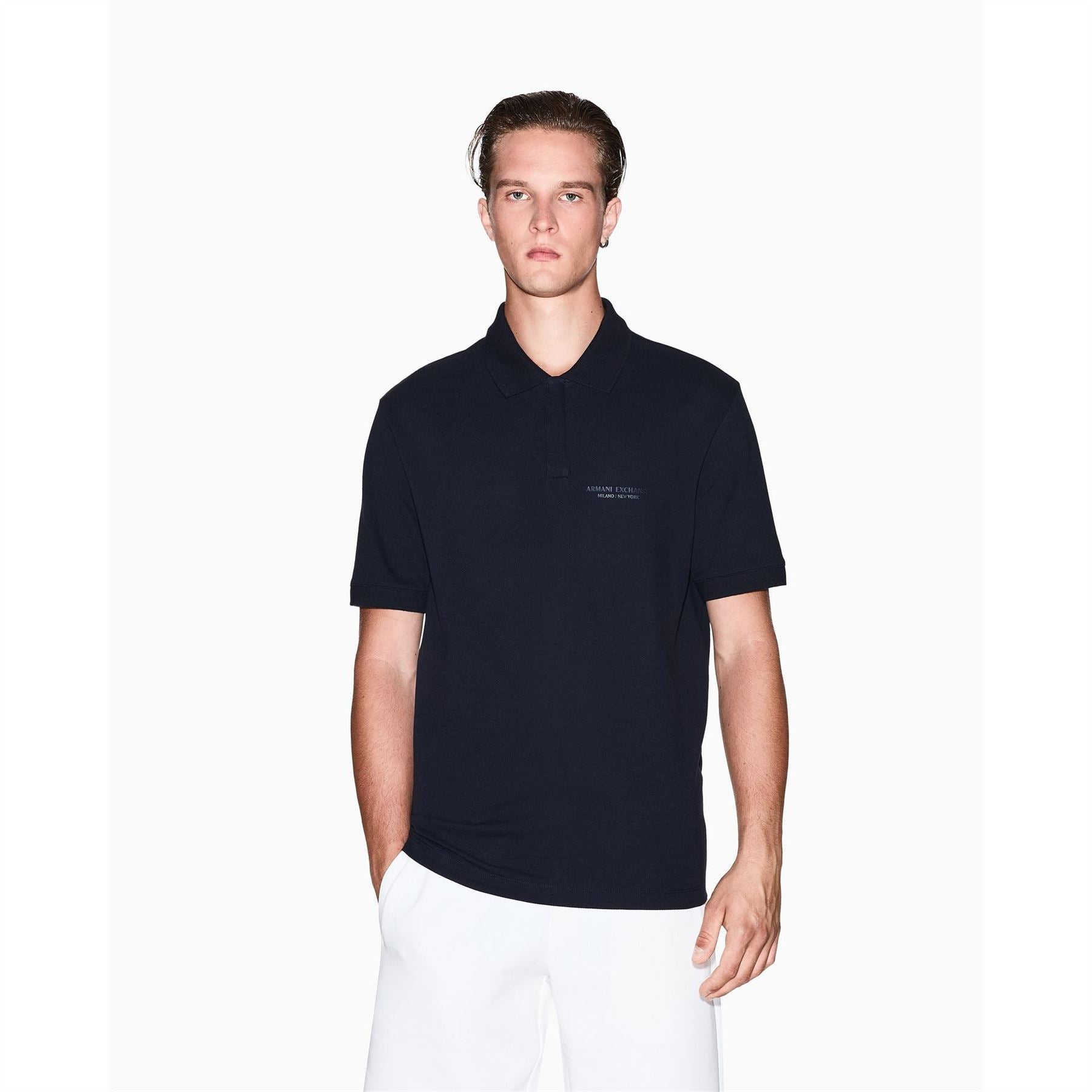 Armani Exchange Short Sleeve Polo Shirt