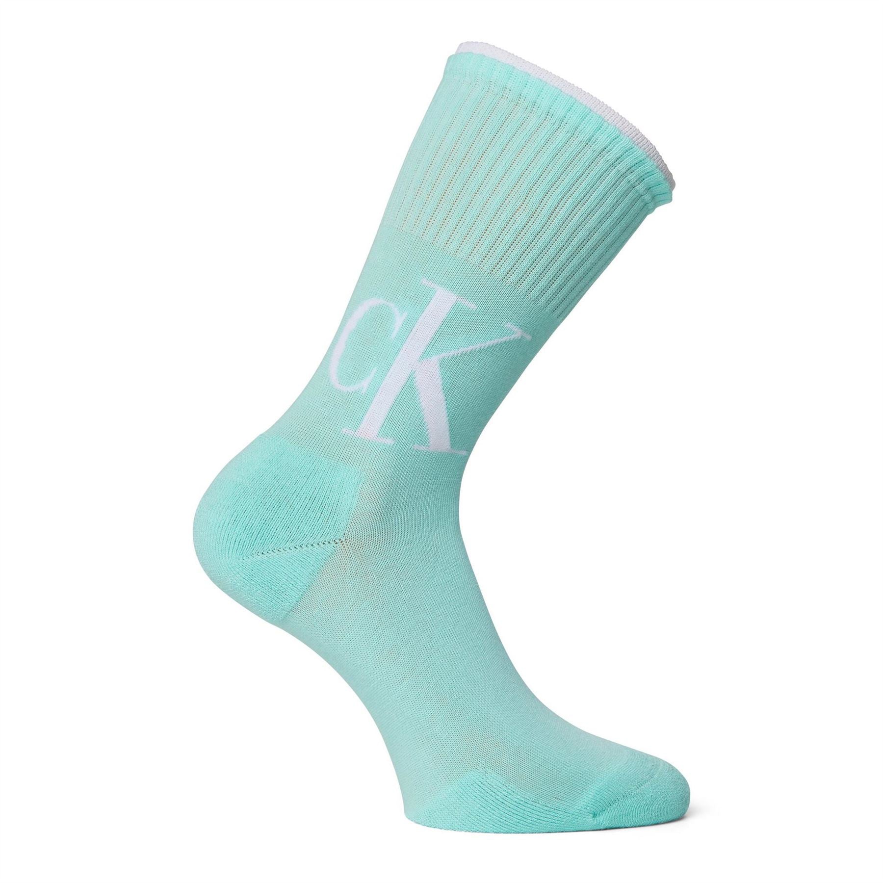 Calvin Klein Logo Lettering Crew Socks