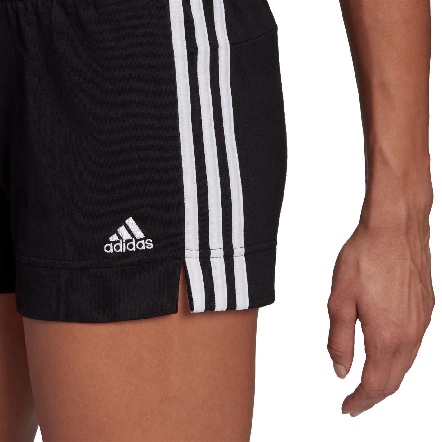 adidas Womens Essentials 3 Stripe Shorts