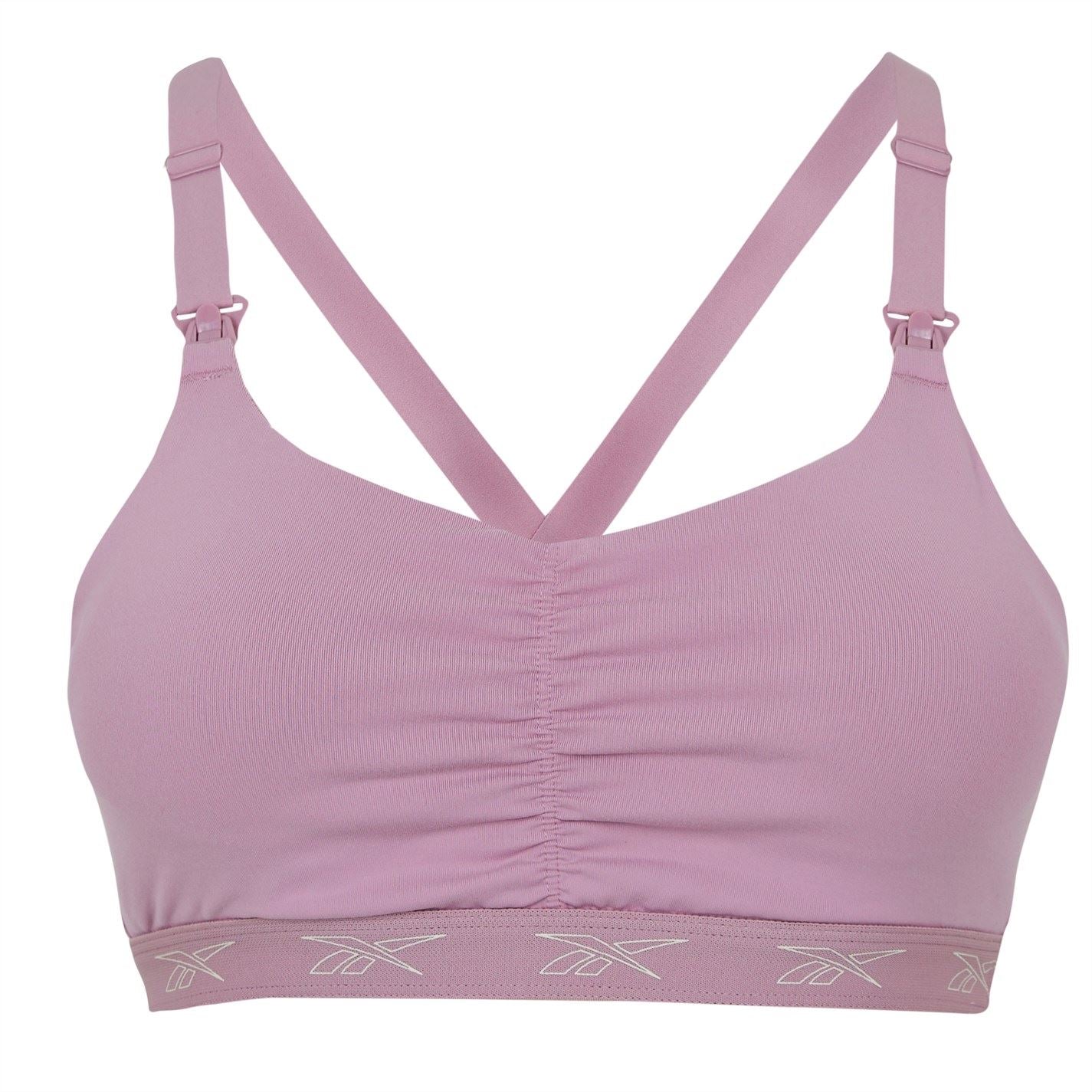 Reebok Womens Nursing Sports Bra Medium Impact
