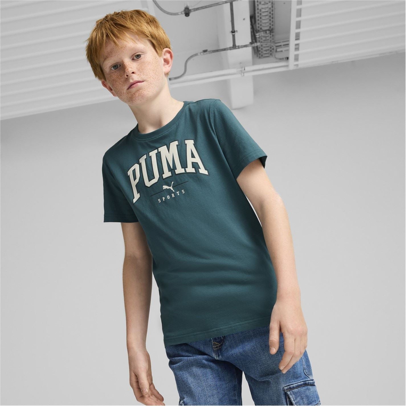 Puma Kids Squad Big Graphic Regular Fit T-Shirt