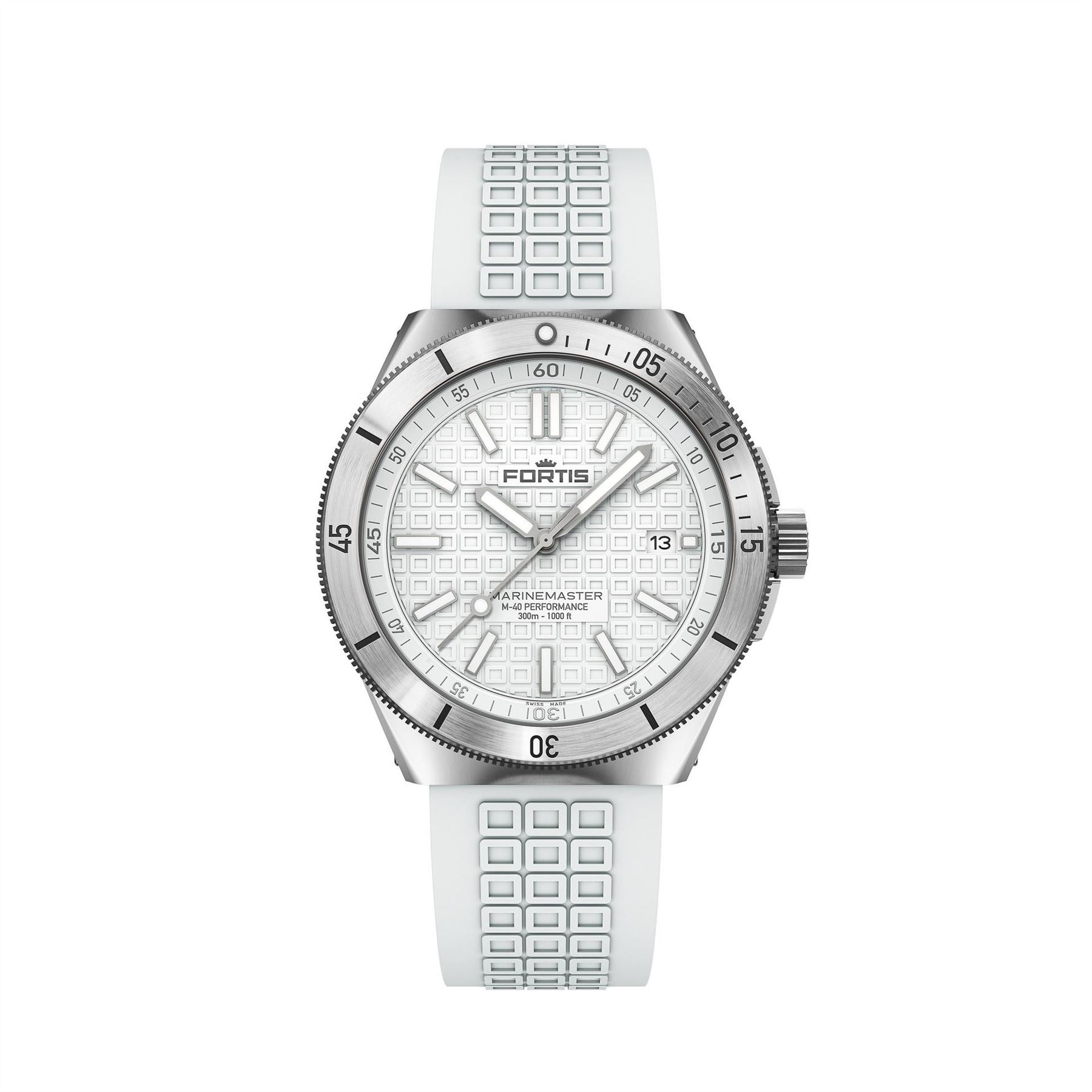 Fortis Marinemaster Automatic Stainless Steel 300M Water Resistant Auto Analogue Watch