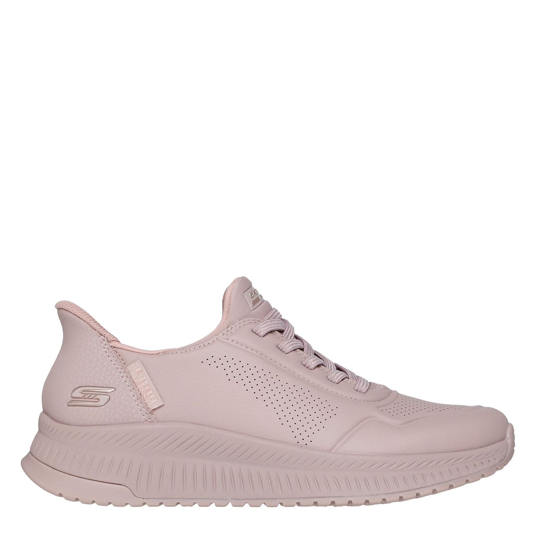 Skechers Bobs Squad 4 Slip On Trainers with Built-In Heel