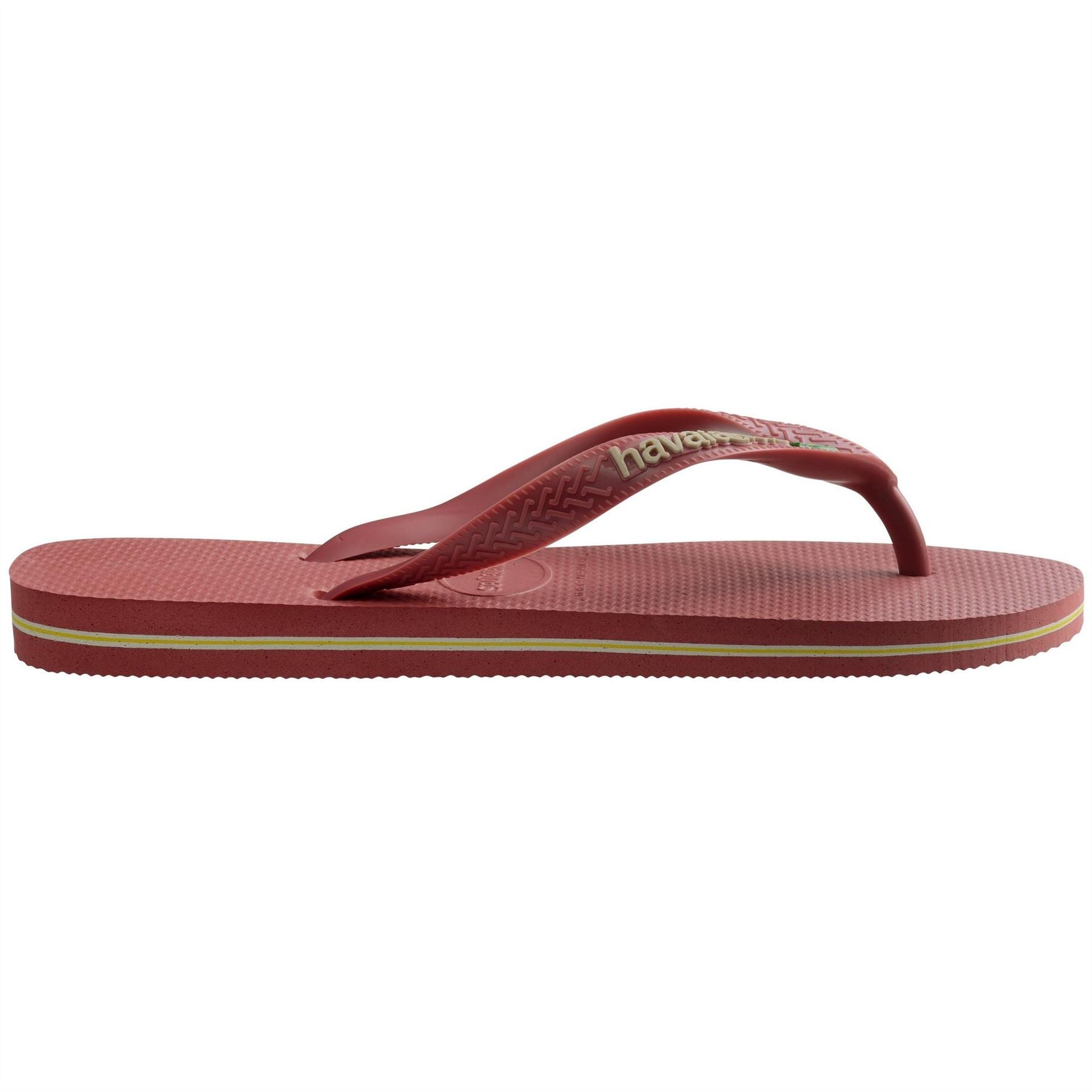Havaianas Womens Hav. Brasil Logo Ruby Red Ruby Red Flip Flops