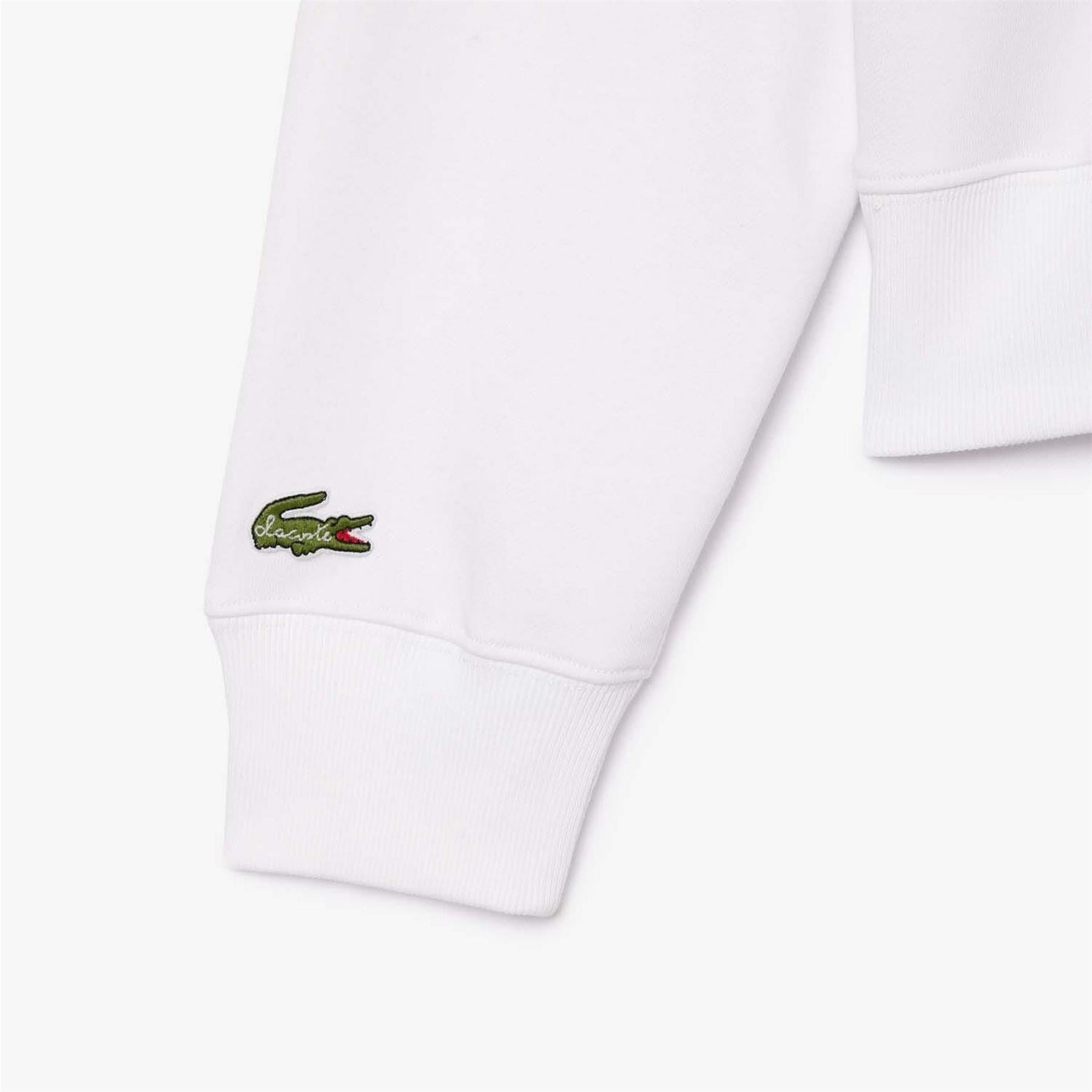 Lacoste Fit Zip Up Print Sweatshirt