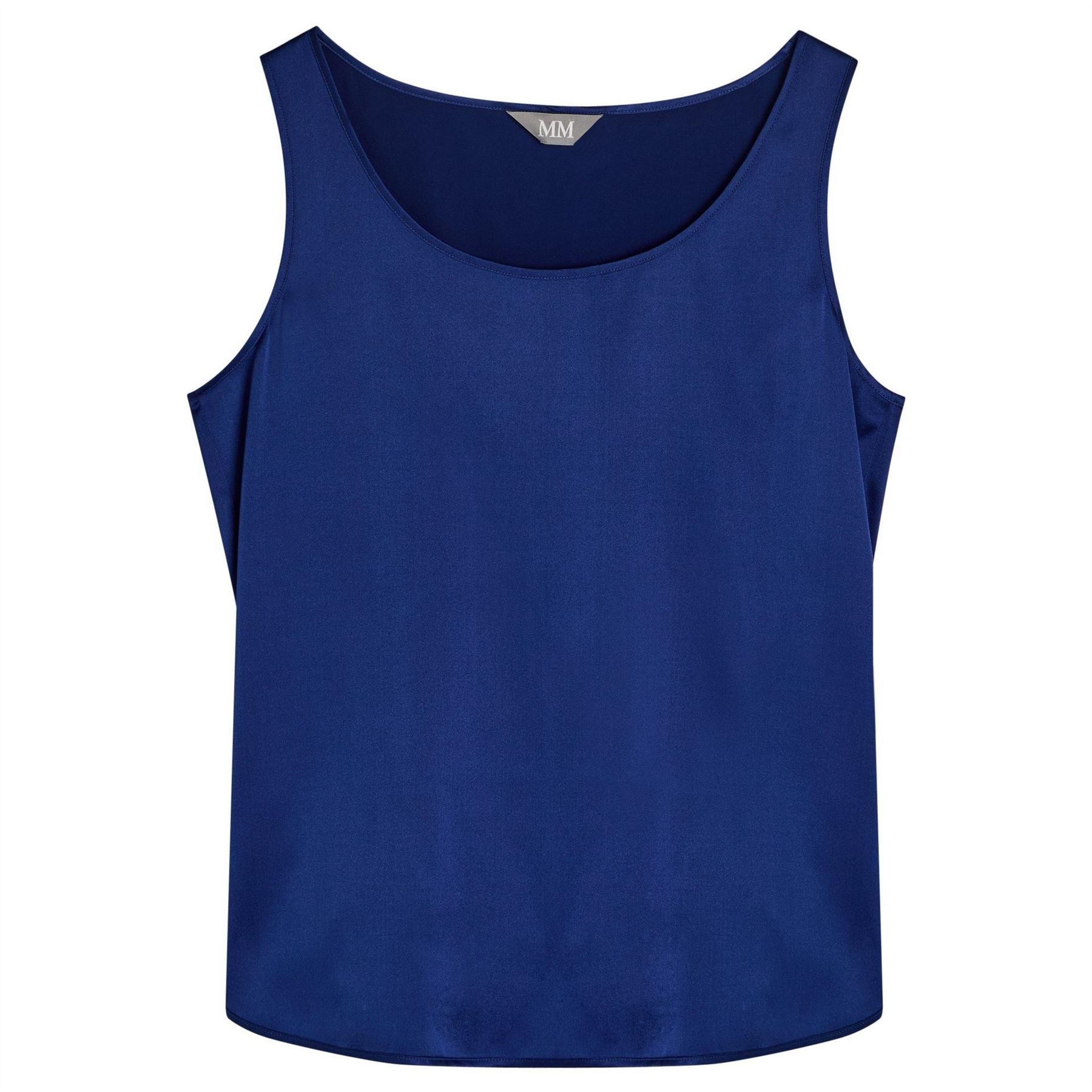 Max Mara Pan Silk Scoop Nk Ss Top
