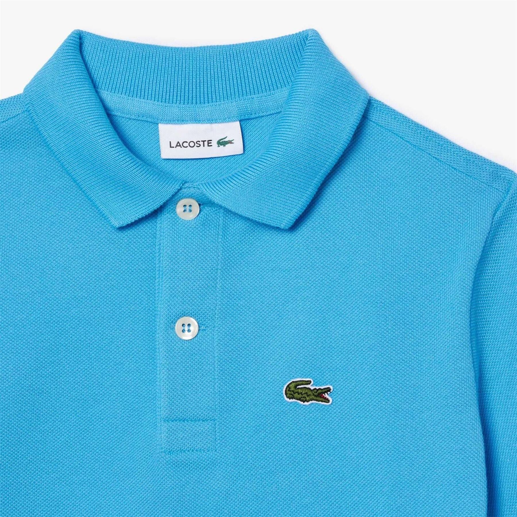 Lacoste Boys Pique Logo Polo Shirt