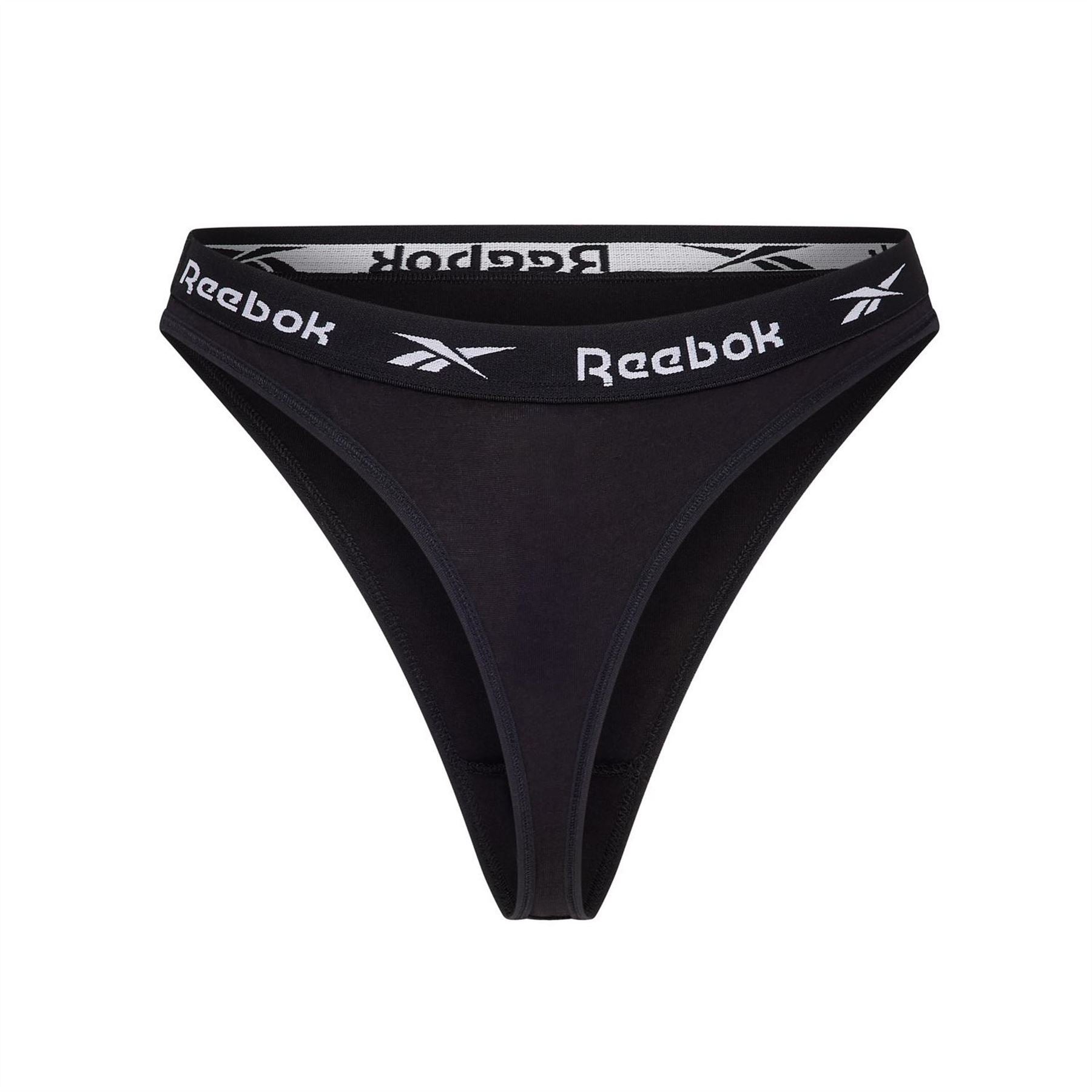 Reebok Womens 3 Pack Thong Lotty