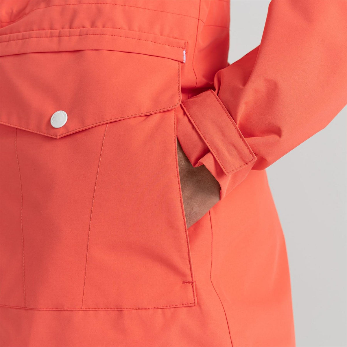 Craghoppers Lilah Hooded Rain Jacket with Elasticated Cuff