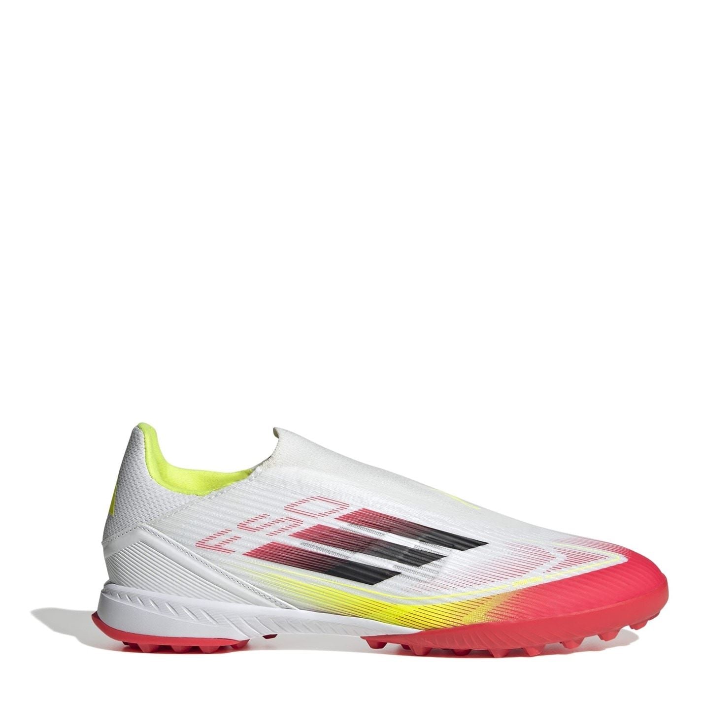 adidas F50 Leather Boots with Three Stripes Pattern