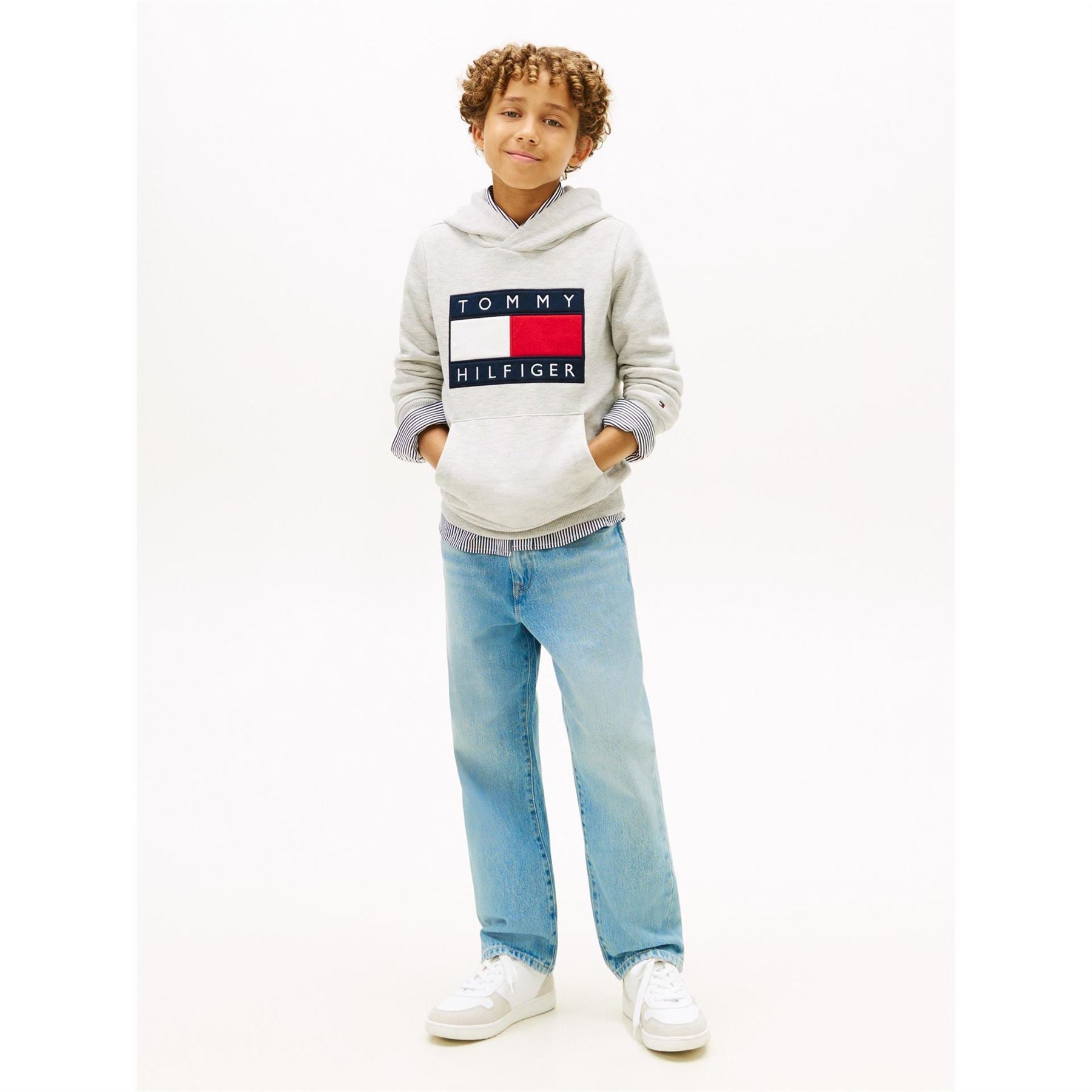 Tommy Hilfiger Heritage Hooded Neck Long Sleeve Sweatshirt